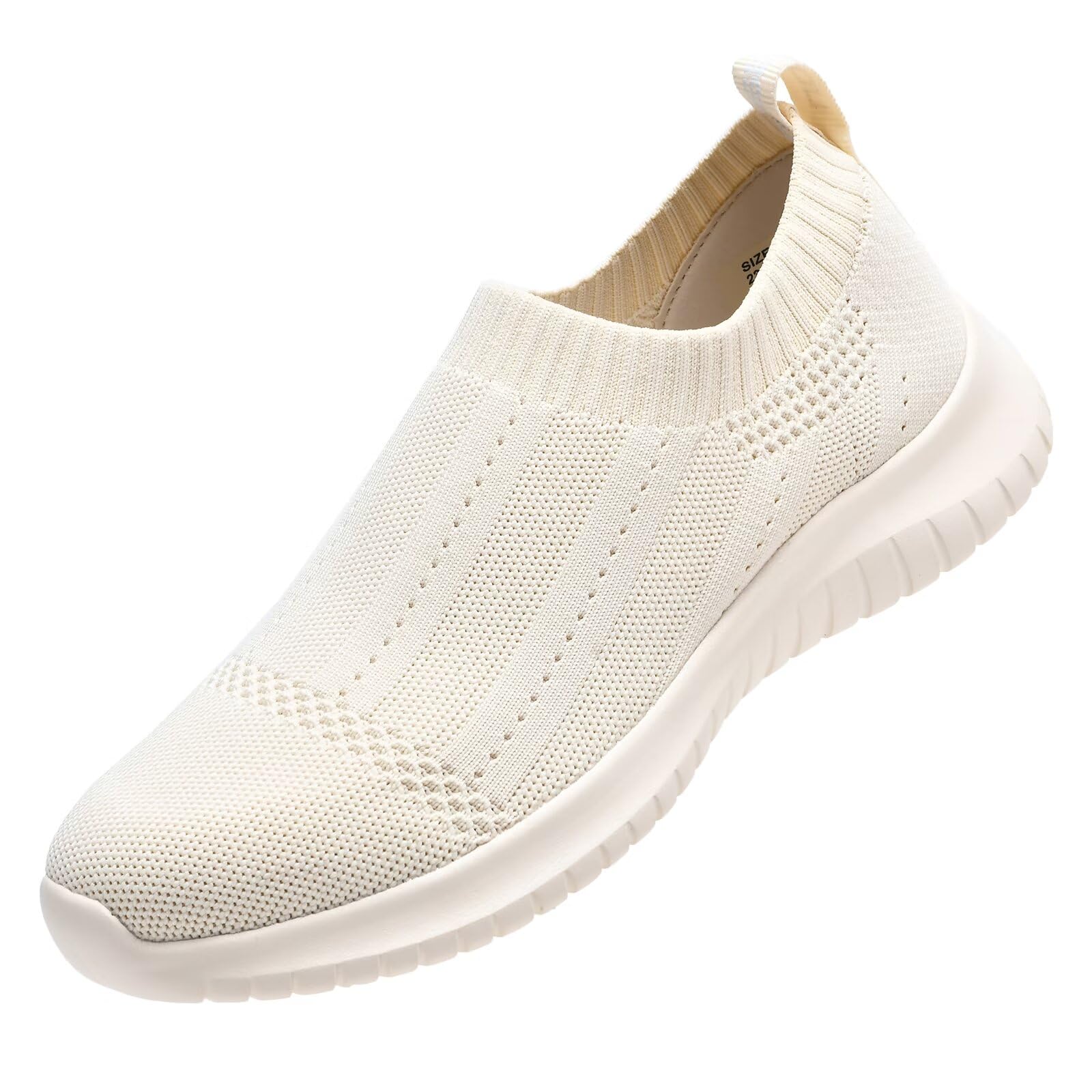 konhill Womens Slip On Sneakers Lightweight Knit Walking Shoes