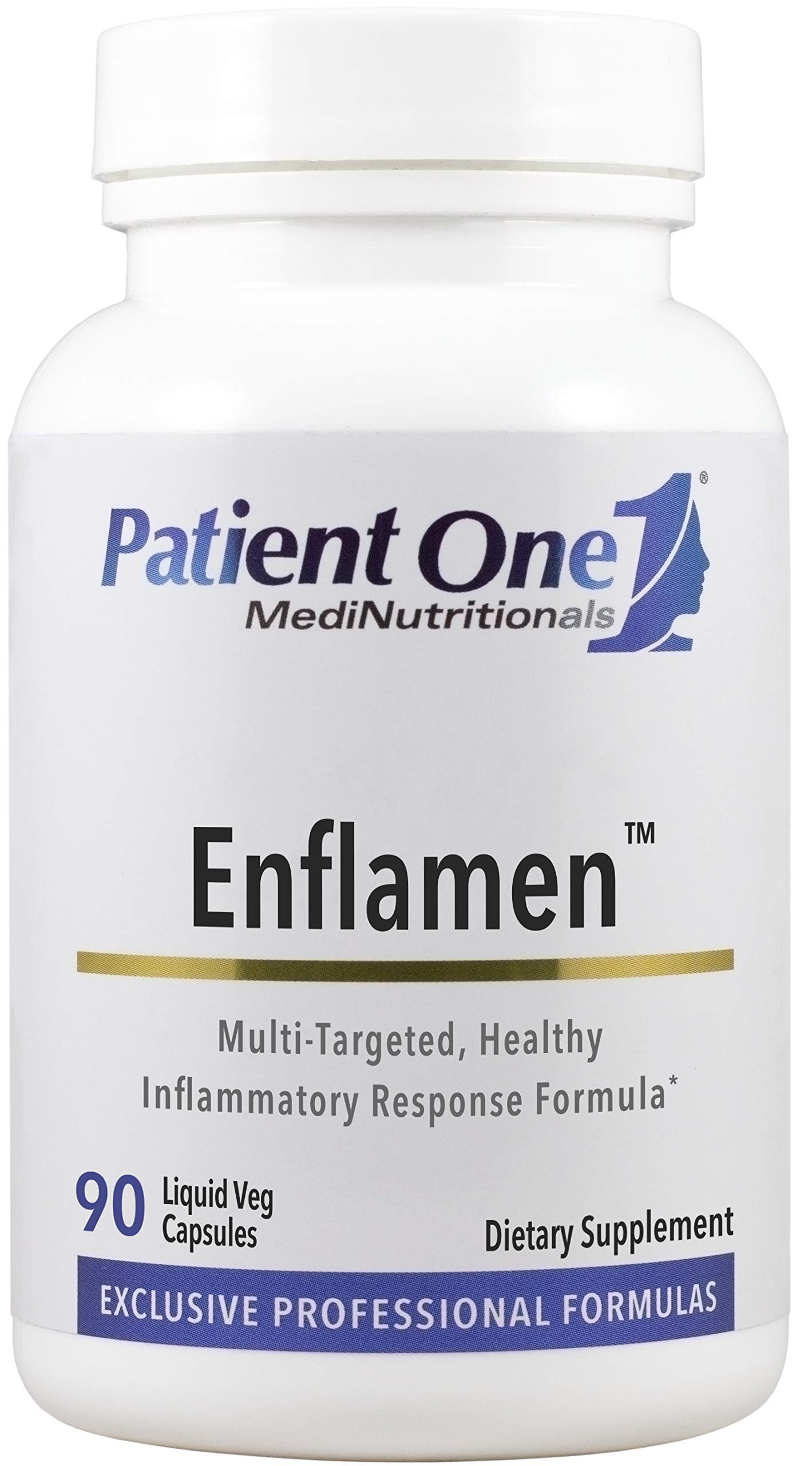 Patient One Enflamen | Supplement to Support Healthy Inflammatory Response and Joint Comfort* | with Turmeric, Ginger, Capsicum and More | 90 Capsules