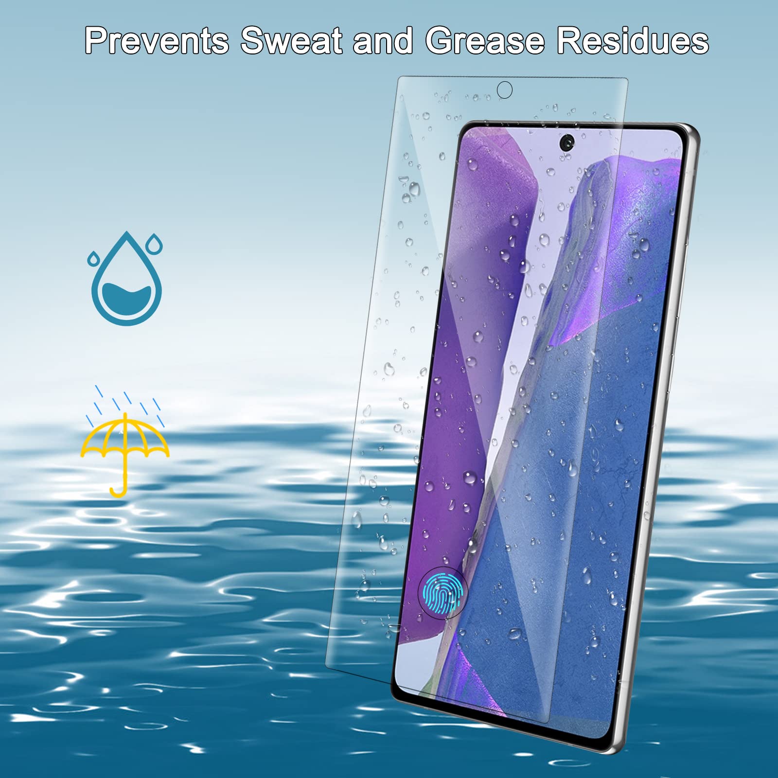 2 Pack Galaxy Note 20 Screen Protector + 2 Pack Camera Lens