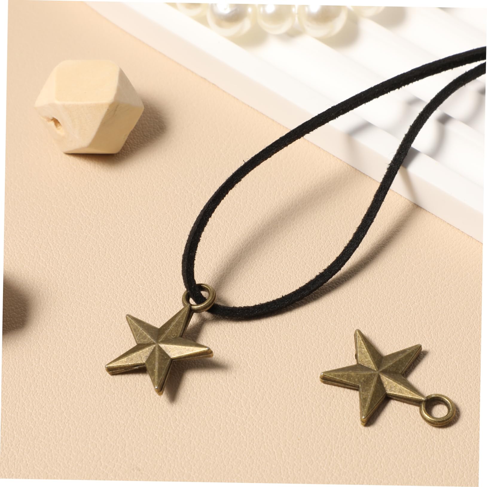 SHINEOFI 3rotoli Filo Pelle Sintetica Da Cordino Per Creazioni Bracciali e Collane Materiale Suede Finto Nero