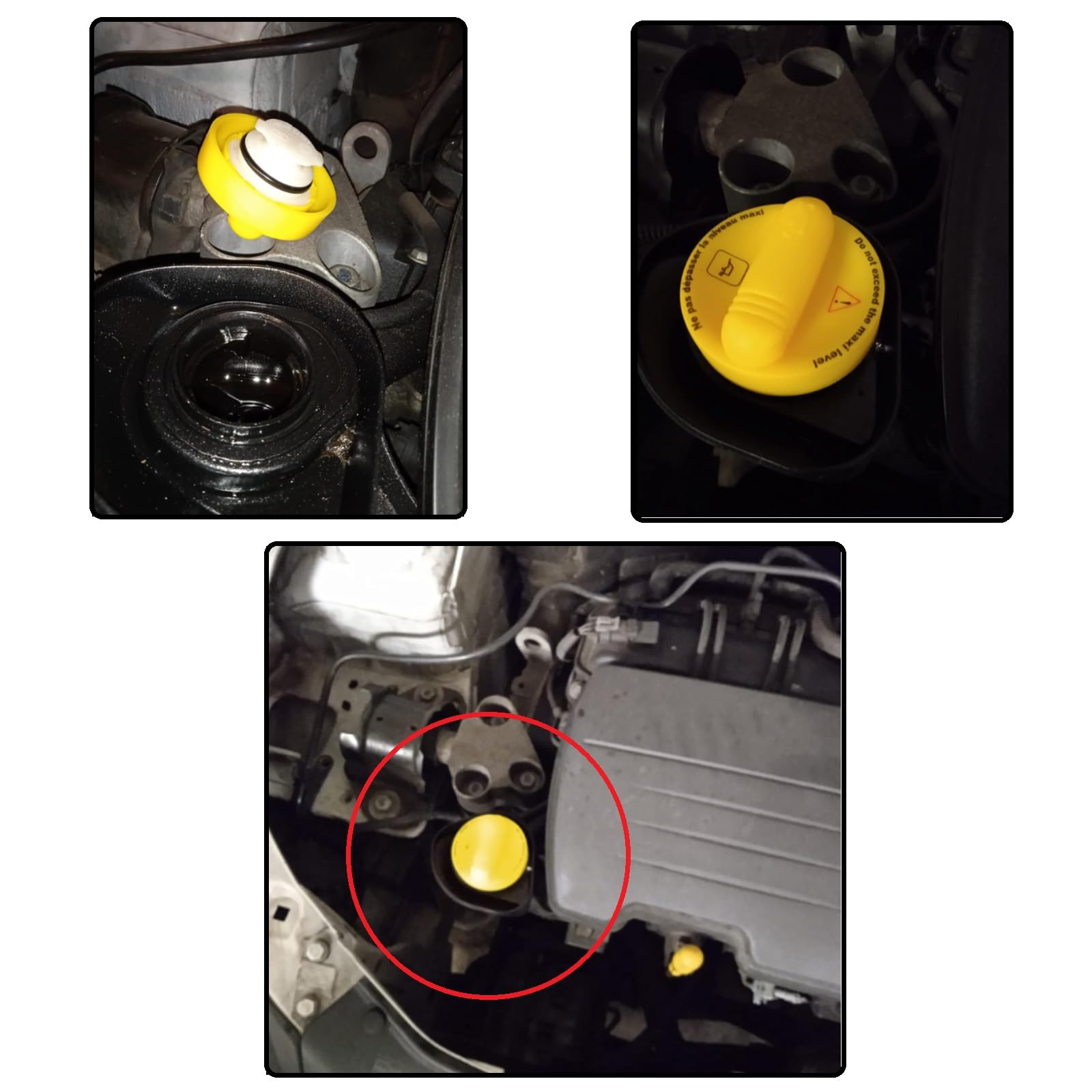 Twowinds Korek wlewu oleju 8200096805 Kompatybilny z Opel Movano