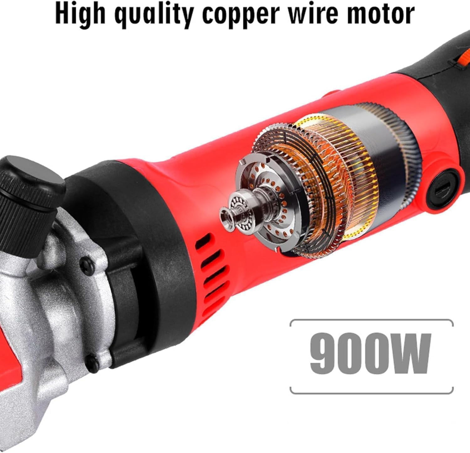 Profesjonalne elektryczne nożyce do owiec o mocy 900 W, maszynka do strzyżenia ze stali stopowej przewodowej z 5 akcesoriami do golenia wełny owiec i kóz