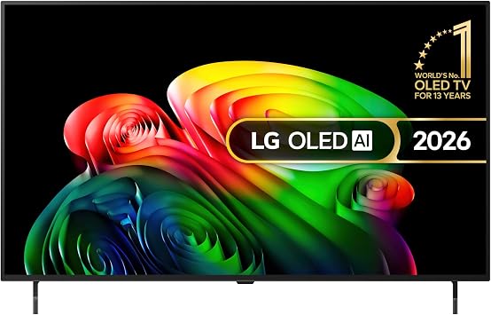 LG OLED AI B6 48-inch 4K Smart TV - OLED48B65LA  8 AI Processor 4K Gen3, 120Hz VRR 120Hz, Dolby Vision, Dolby Atmos, FILMMAKER MODE  [Model year 2026] [Energy Class G]