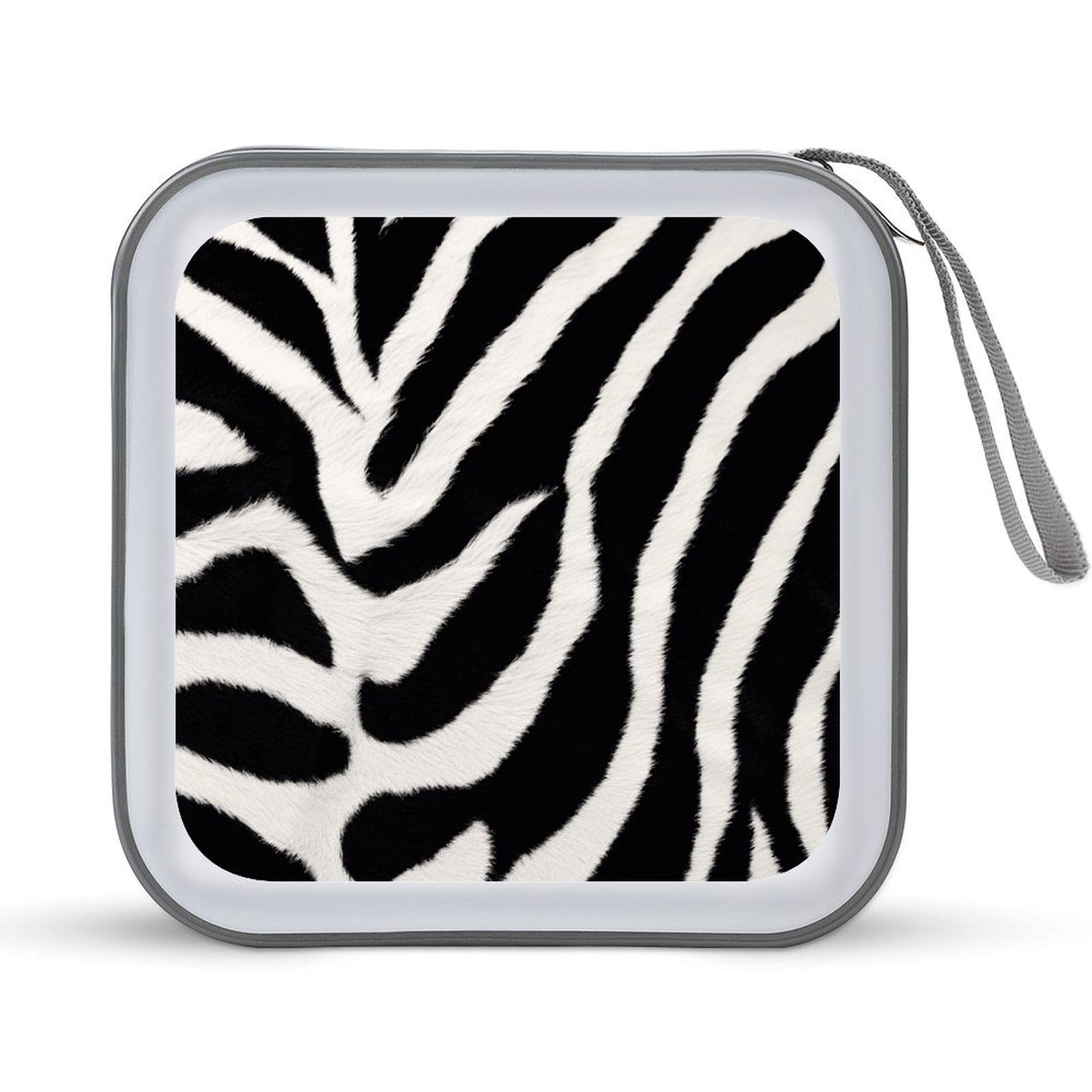 VstaDank Zebra 40 Capacity DVD Protective Case Storage Organizer for Folders, Brochures, Portable Album, Disc Portfolio for Car, CD and Plastic Discs, CDs and DVDs