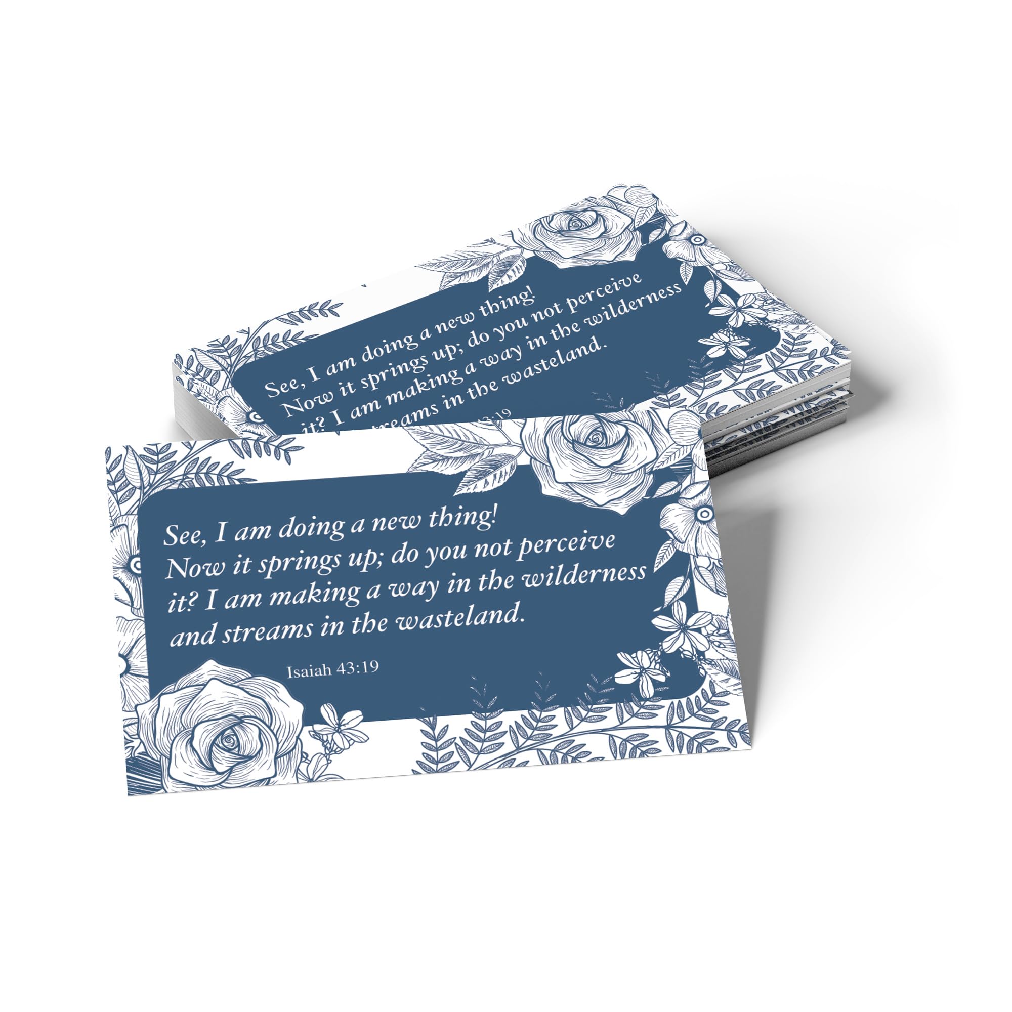 Pass It On Scripture Cards, Praise, Is 43:19 - Pack of 25 Inspirational Christian Cards with Scripture Encouragement, Bible Verse Cards For Devotional