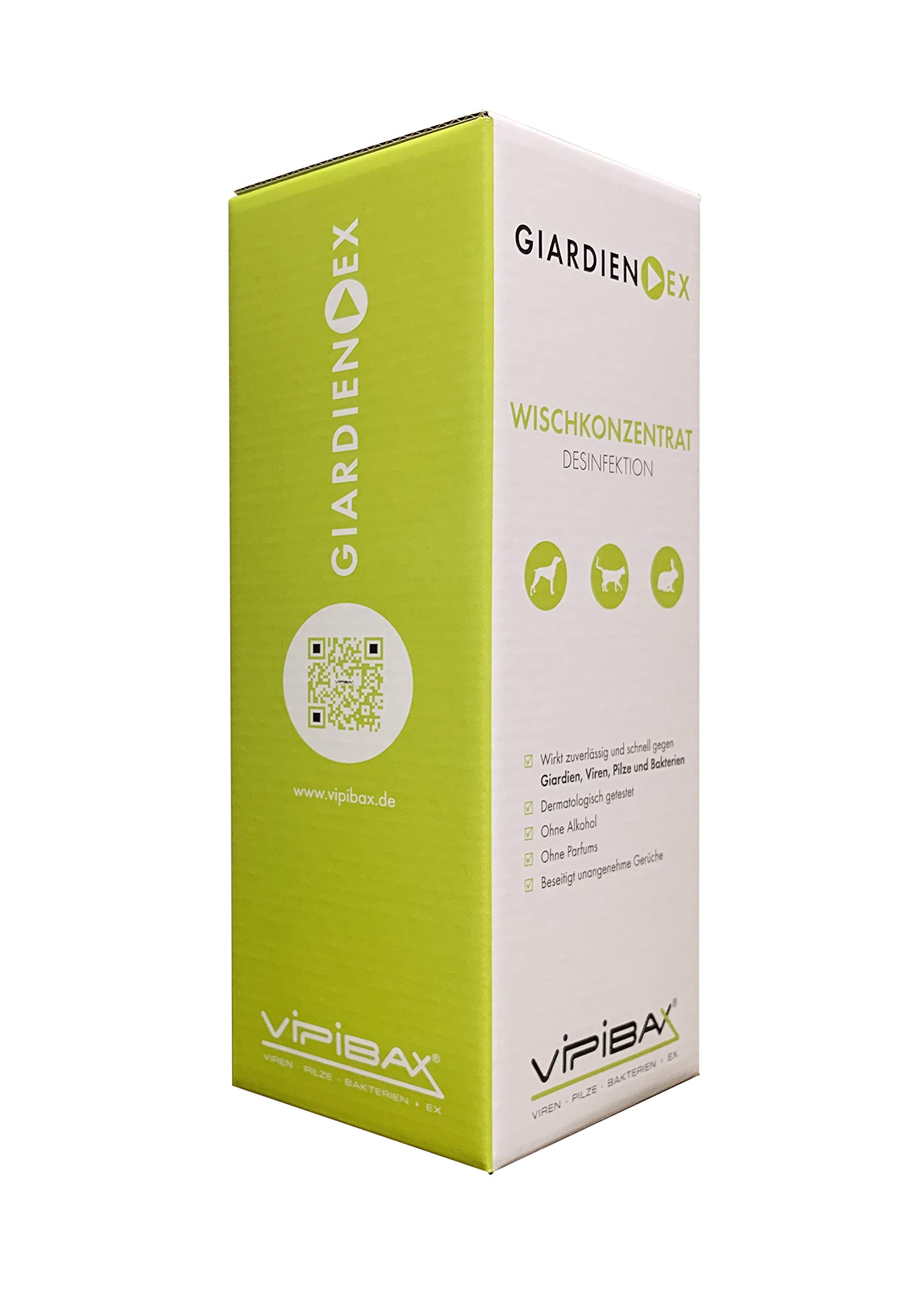 ViPiBaX Giardien Ex Wischkonzentrat 1000ml - das Hygiene-Konzentrat für Haustiere zur Desinfektion von Fußböden