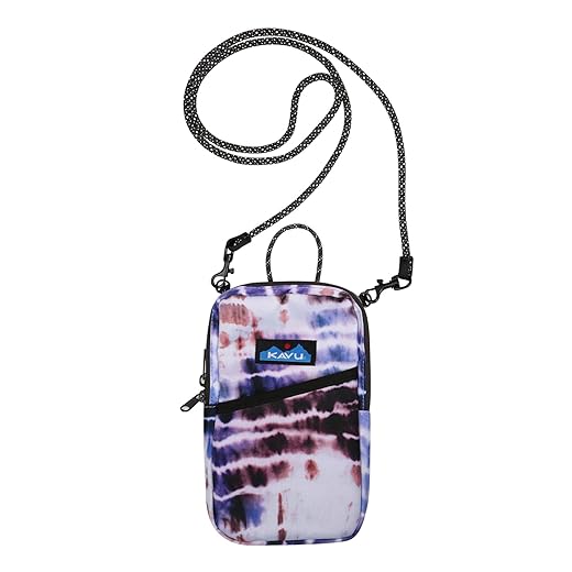 KAVU Essential Case Zip Crossbody Wallet with Rope Strap - Gem Crush