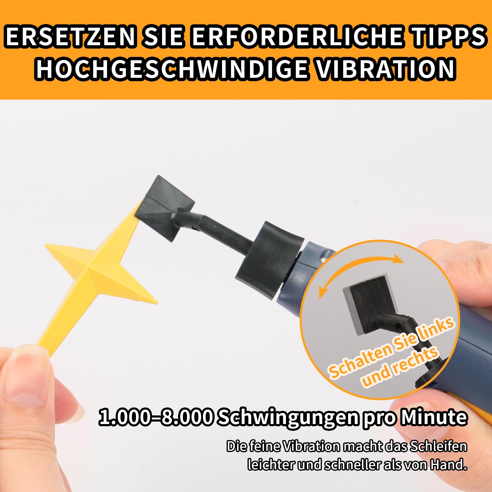 Schnurloser Stiftschleifer, variable Geschwindigkeit, Mehrzweck-Elektrowerkzeug zum Schleifen, Polieren, Finishing, DIY-Handwerk (BLAU)