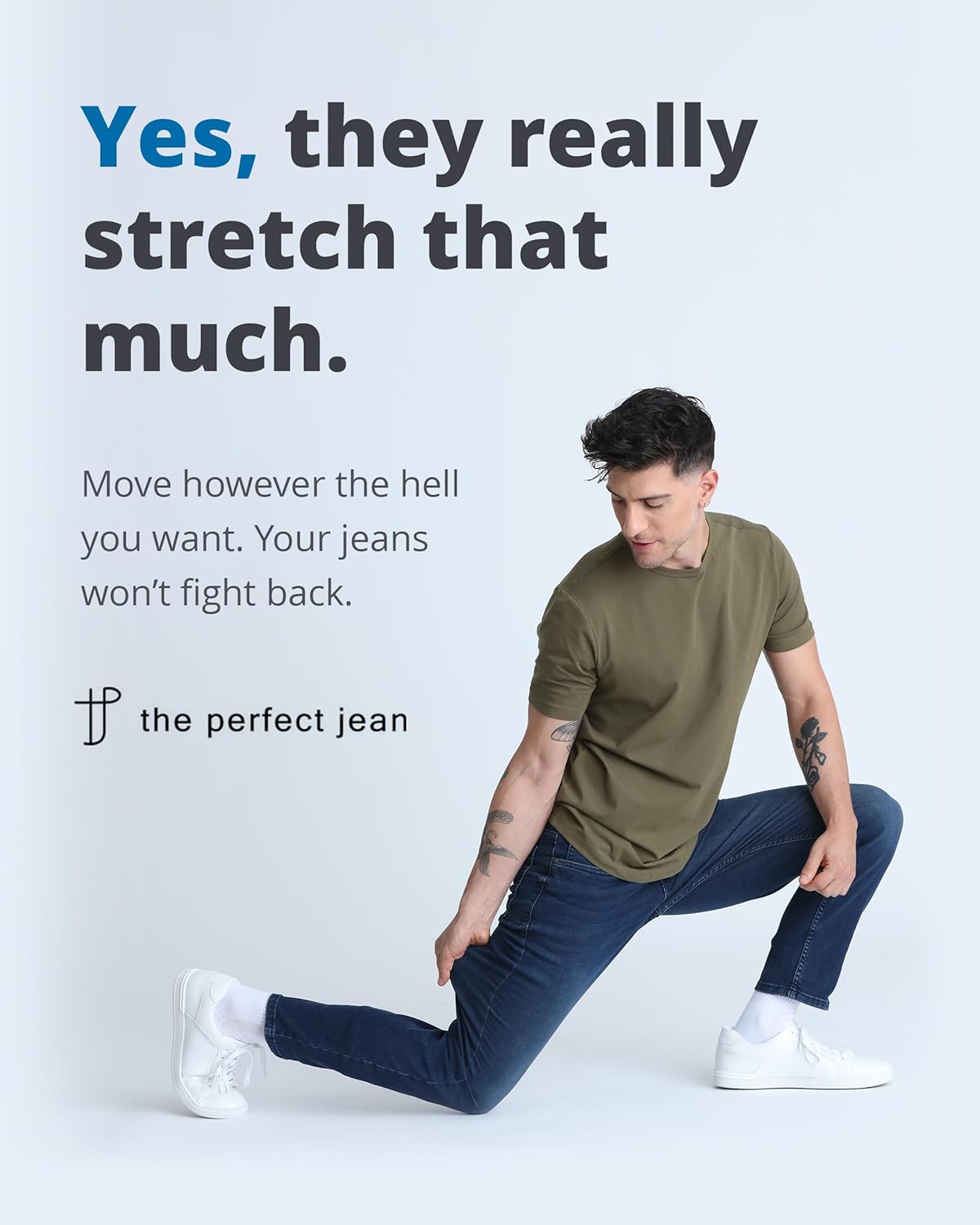 The Perfect Jean Slim Thick Slim Fit Jeans for Men, OG Stretch Denim - Image 6