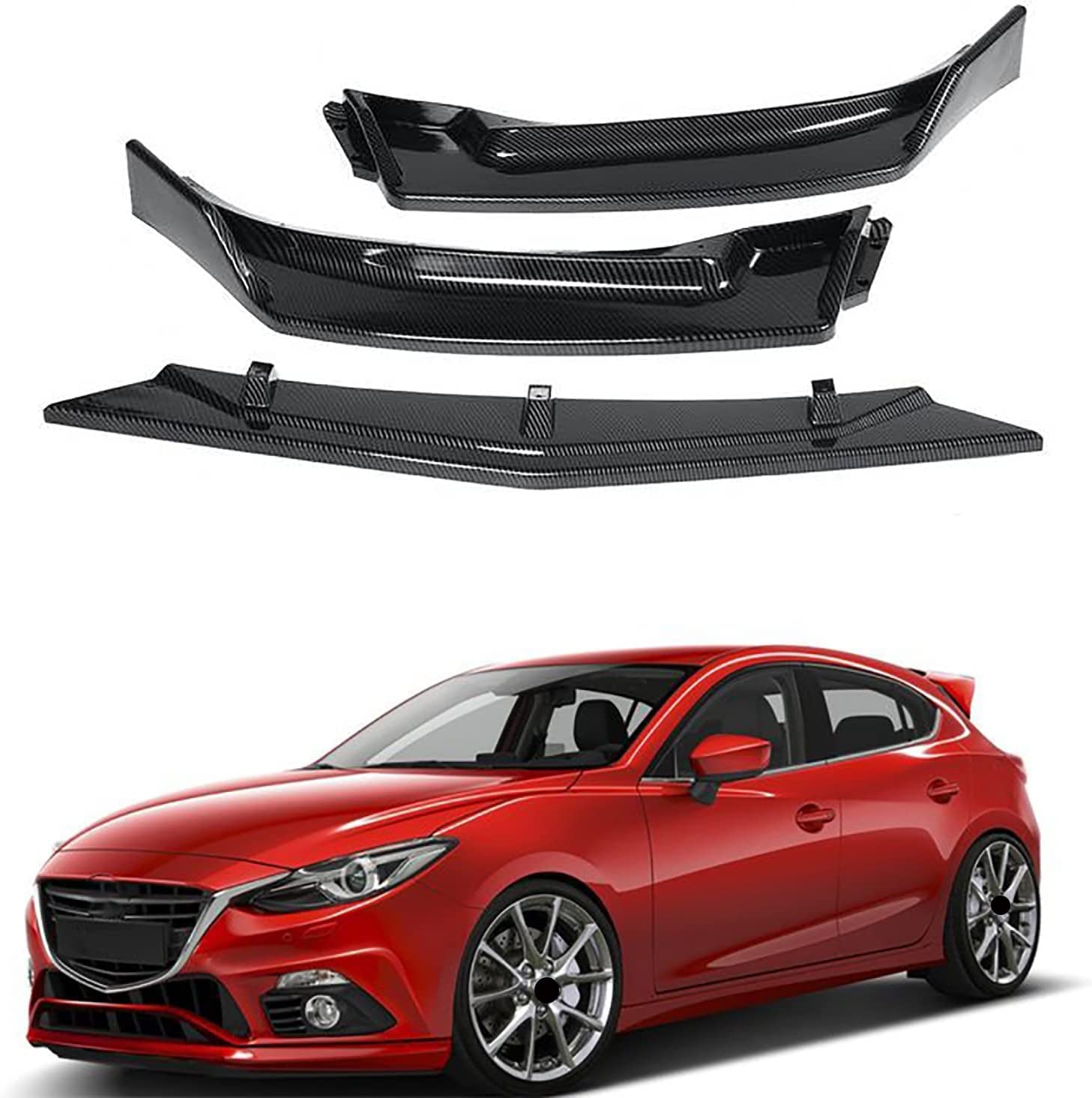 Auto Voorspoiler Voor Mazda 3 Voor Axela 2014-2018 Auto Voorbumper