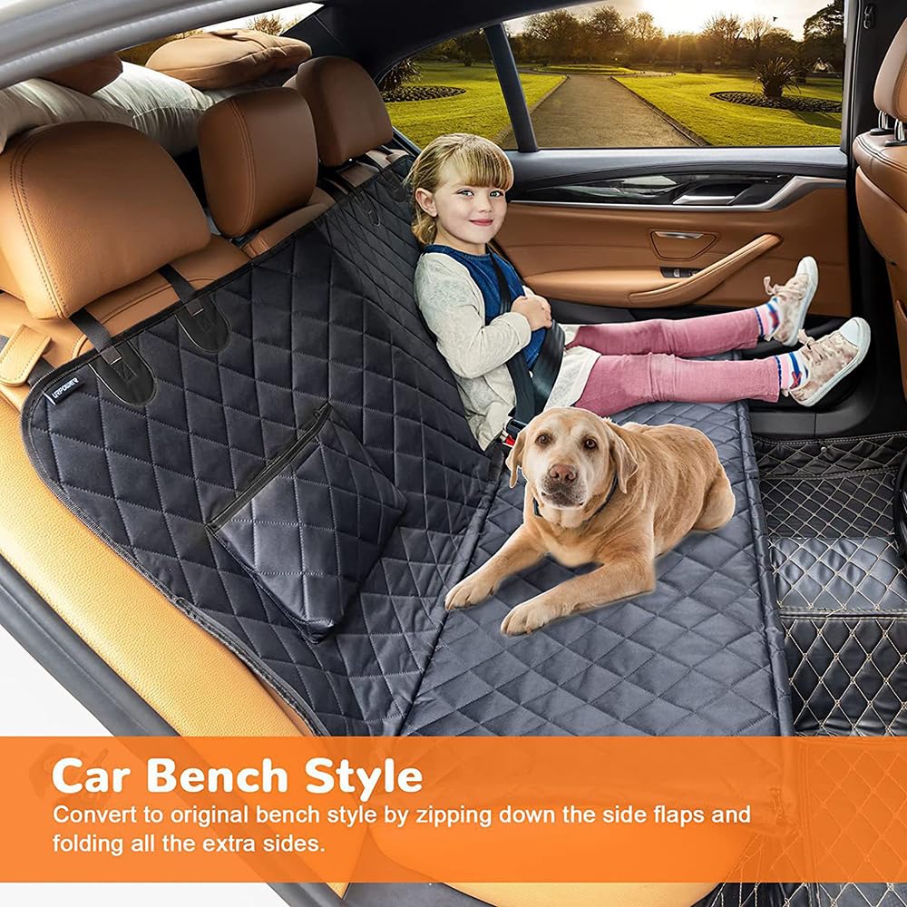 WUDIJING Housse De Siège Auto Pour Chien - Protection Banquette Arrière Dacia Duster 3 2024-2025, Grise