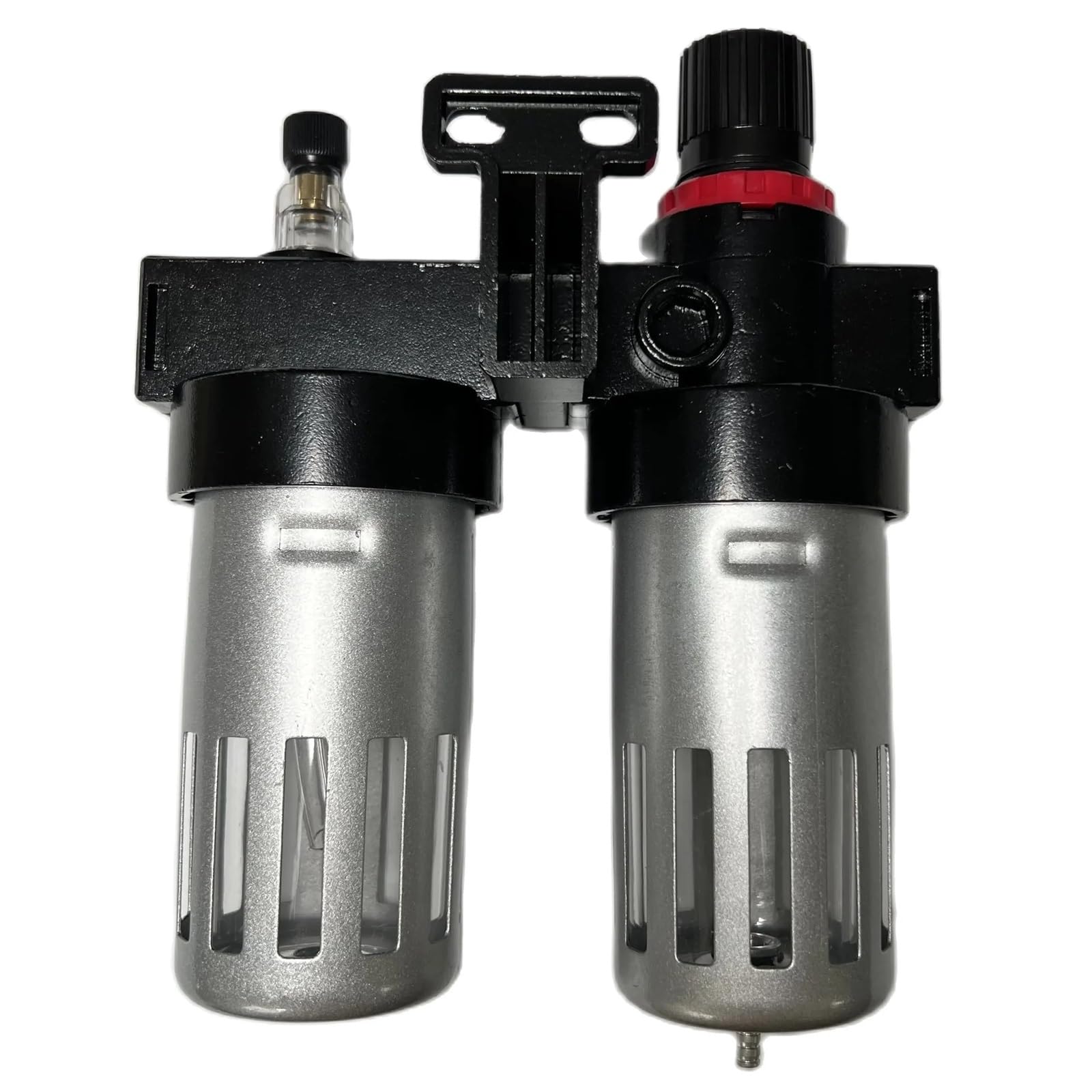 Filtro Aria Separatore Olio-Acqua con Involucro Metallico BFC2000/3000/4000 Filtro regolatore di Pressione Pneumatico a Doppio Pezzo FRL Filtri Aria di Ricambio(1/4")