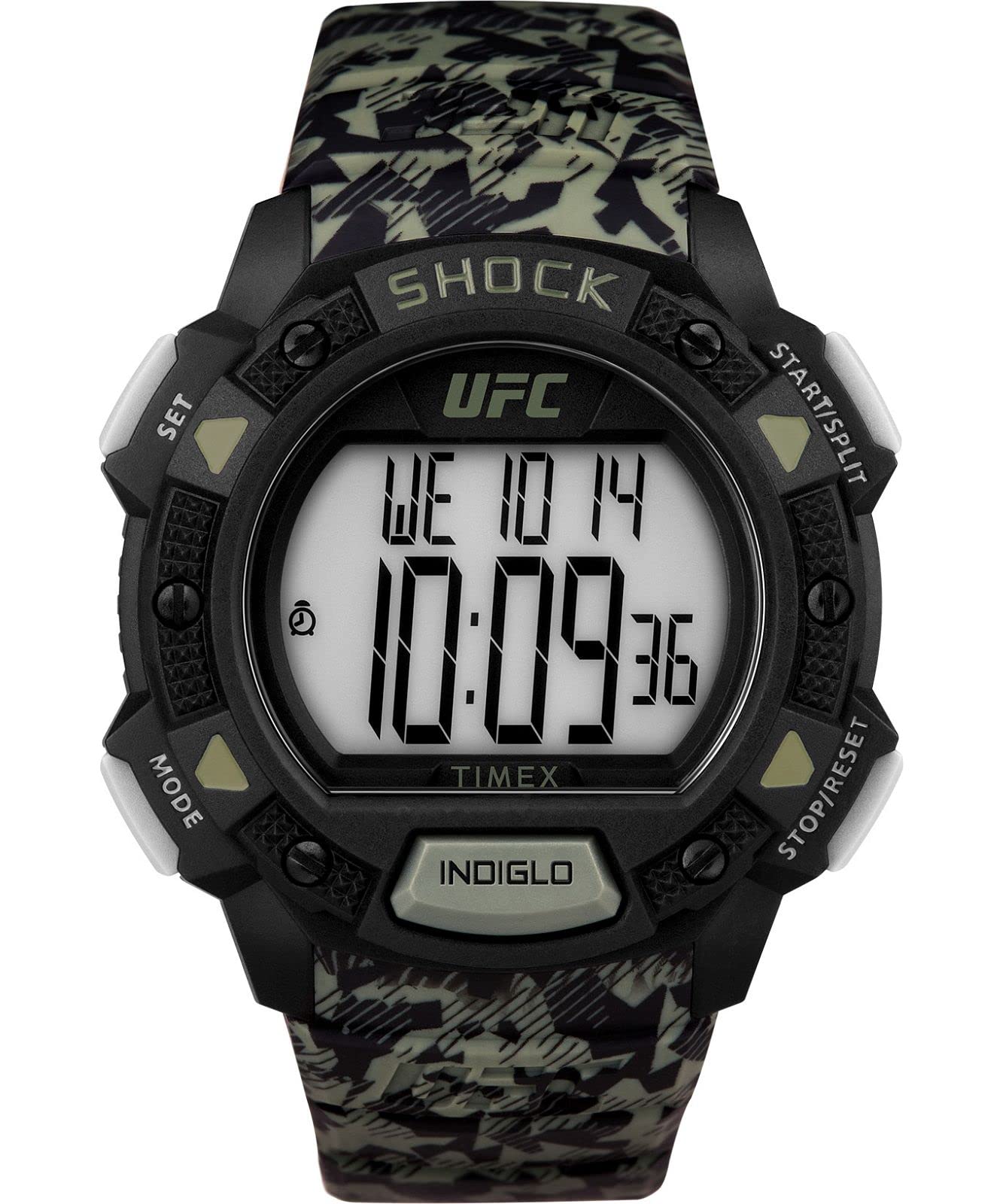 Timex Men's Digital Watch with a Plastic Strap UFC Core Shock