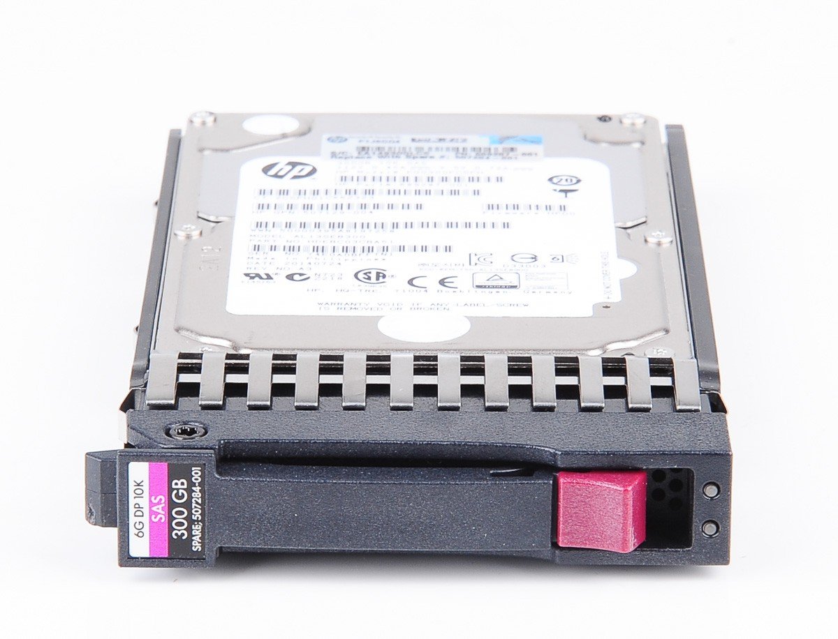 Schnittstelle: SAS/ Kapazitﾃ､t: 300 GB/ 10000 RPM/ Cache: 64 MB/ Formfaktor: 25 / intern/ Verpackungsart: bulk khxv5rg HP SAS Festplatte 300GB 15k 12G 2,5