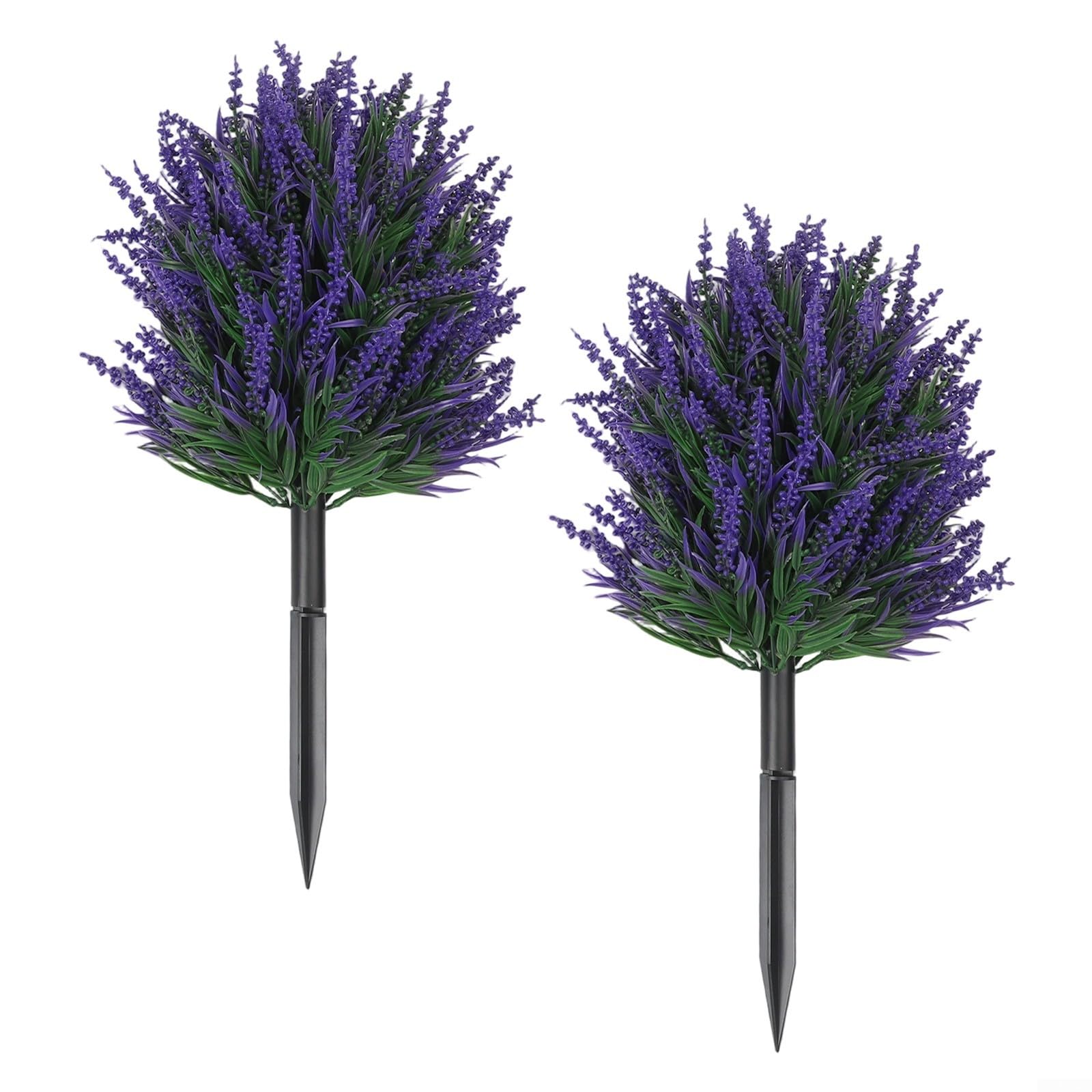 Alberi Topiari Lavanda Finti 50cm con Punta a per terra Alberi