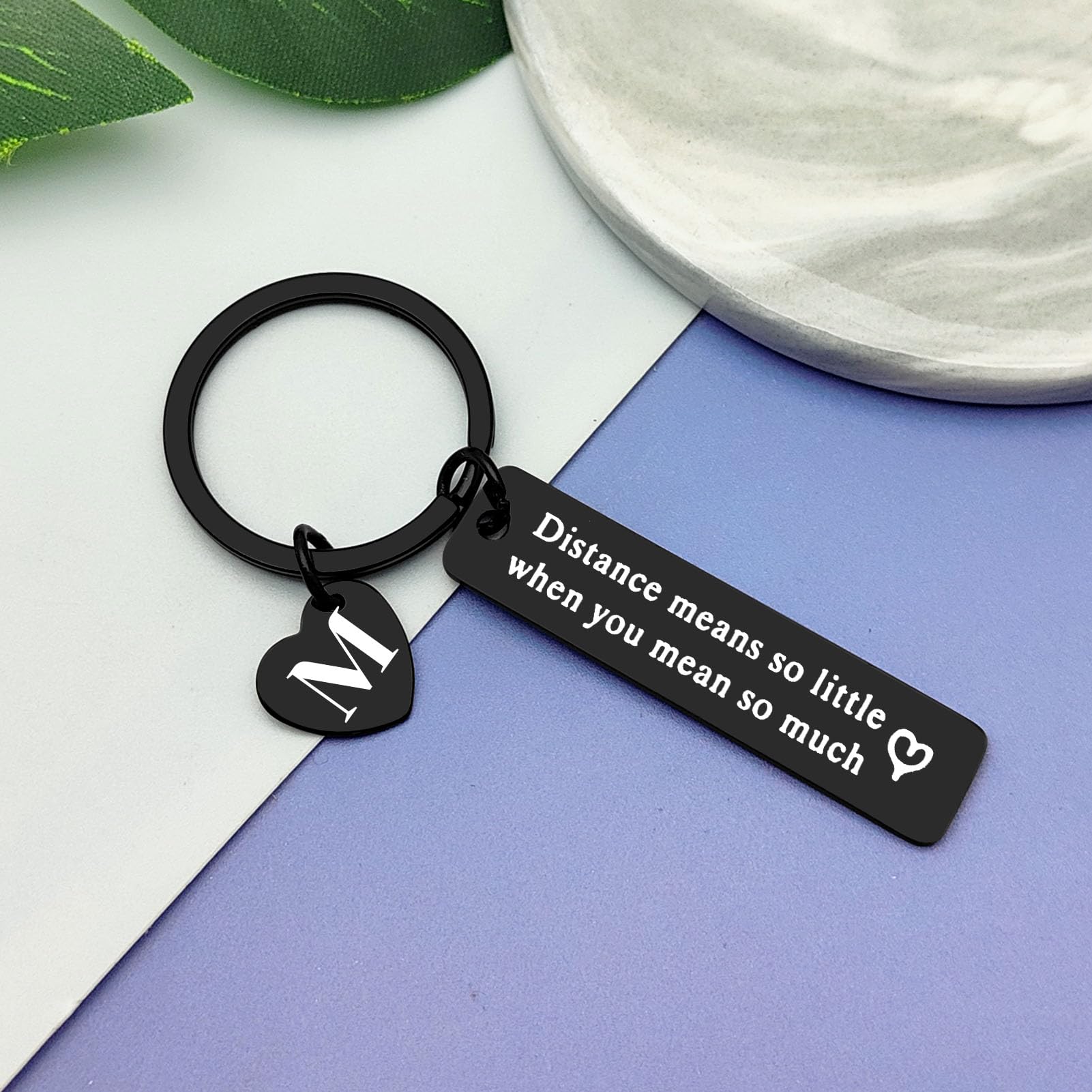 Condition photo showing New/Like New for Vadaka Couple Keychain for Girlfriend Boyfriend His and Her Gift Long Distance Relationship Gifts Anniversary Keychain Gift