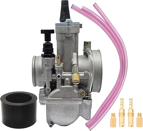 Joygowe Carburador universal PWK de 1.339in con chorro de potencia para motor de 200 cc a 350 cc todo tipo de motocicletas motocross, cuatriciciclo