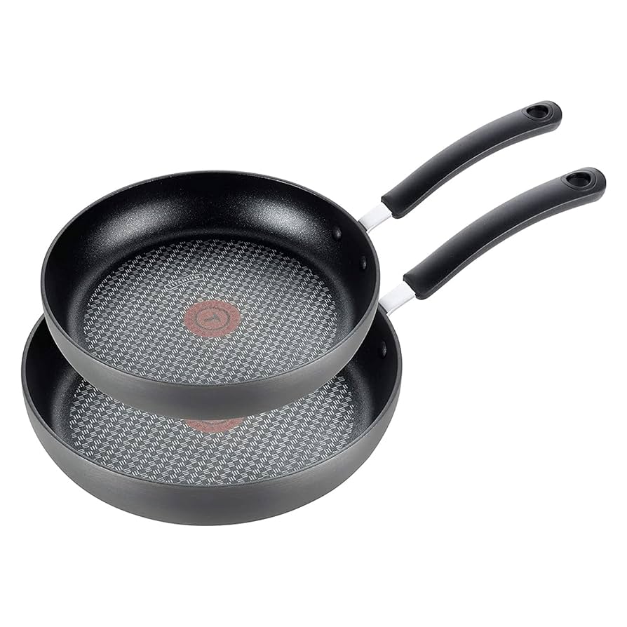 T-fal - hyekyo Pro Tri-Ply Stainless Steel 3-Piece Frypan Set – 8, 10, 12