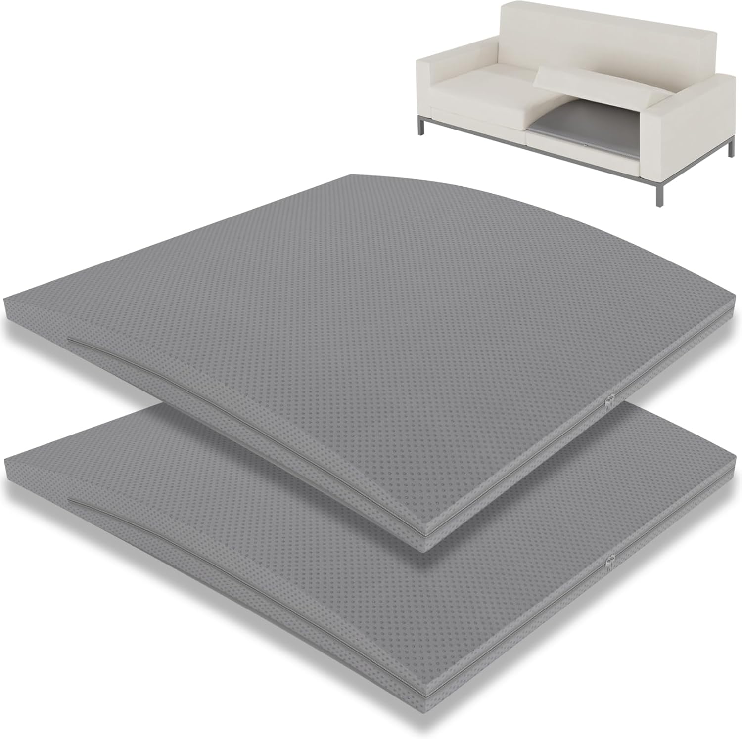 [Upgraded] Couch Sofa Cushion Support 20" x 20" HighDensity Foam for Sagging Seat