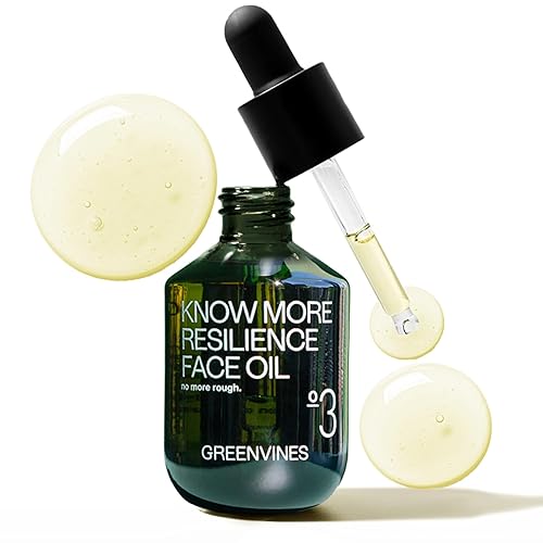 Greenvines Saber más Aceite facial de resistencia, antienvejecimiento, reduce las líneas finas, mejora la firmeza, radiante, ligero, 1.0 fl oz