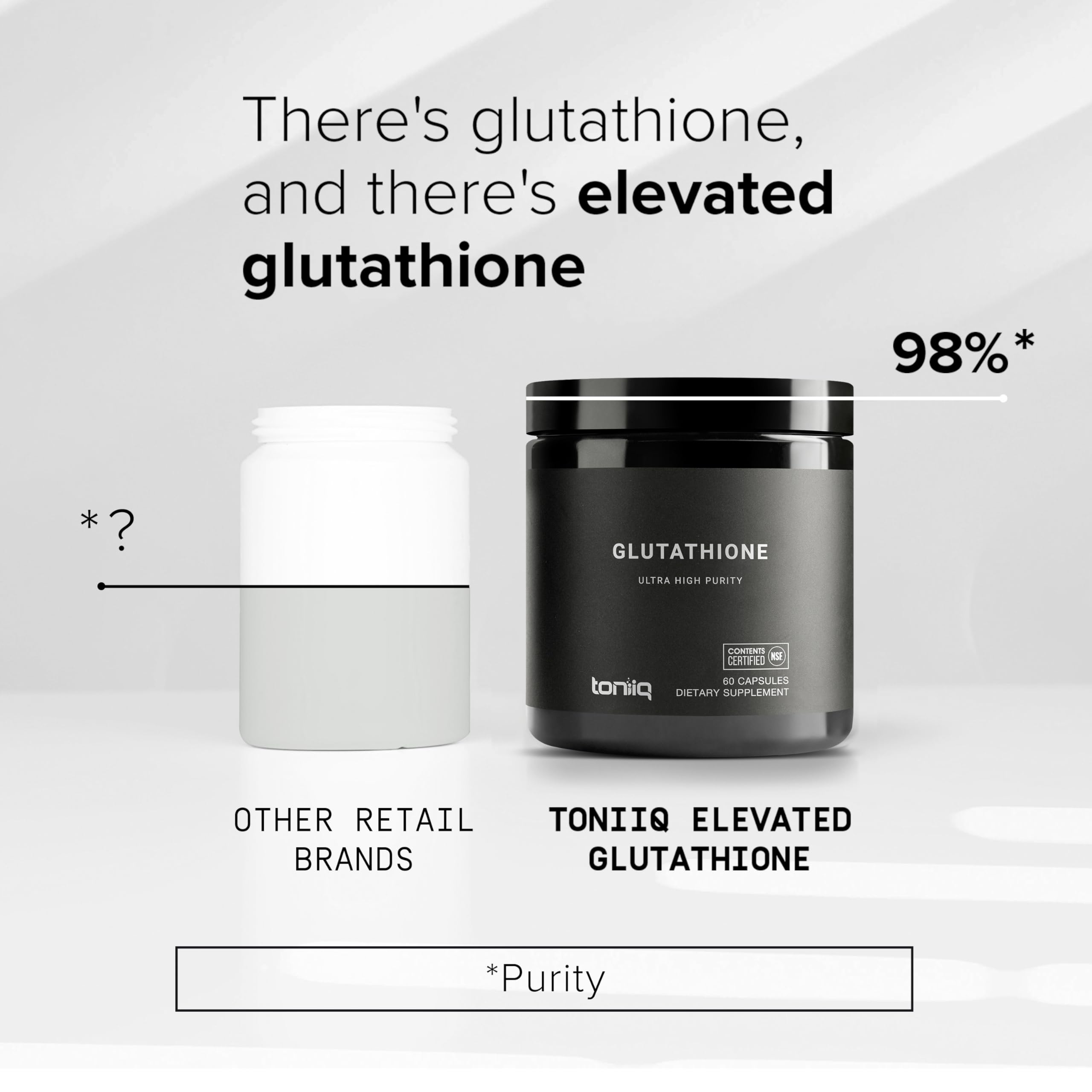 toniq glutathione Amazon.com: Toniiq NSF Certified Ultra High Strength Glutathione Capsules -  1000mg Concentrated Formula - 98%+ Highly Purified and Bioavailable -  Non-GMO Fermentation