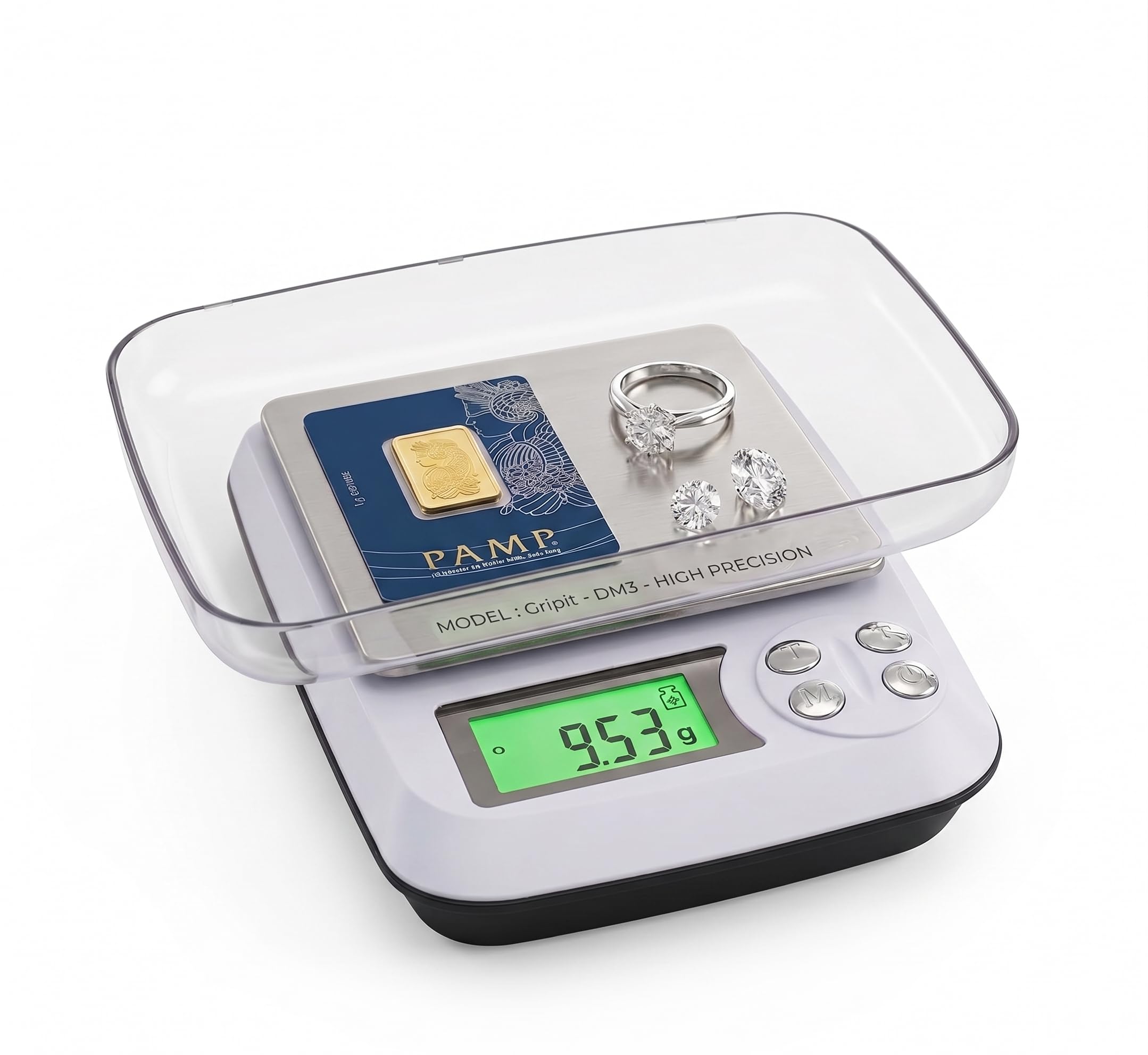 Jewellery Weighing Scale with High Precision 1000g x 0.01g | Digital Gold Weight Machine-image-45