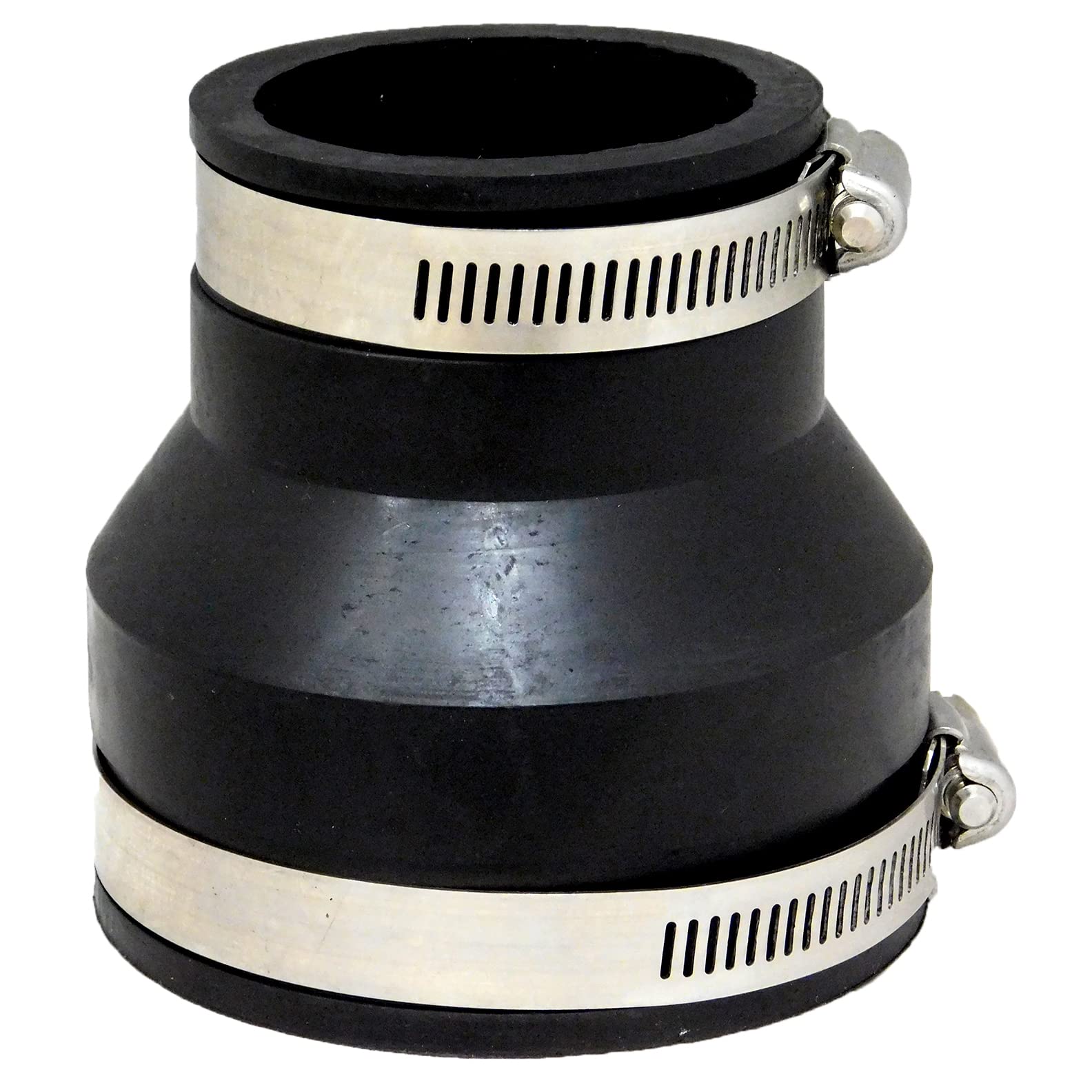 Aquacadabra Rubber 3" to 2" Reducer Pipe Adapter for Pond & Garden