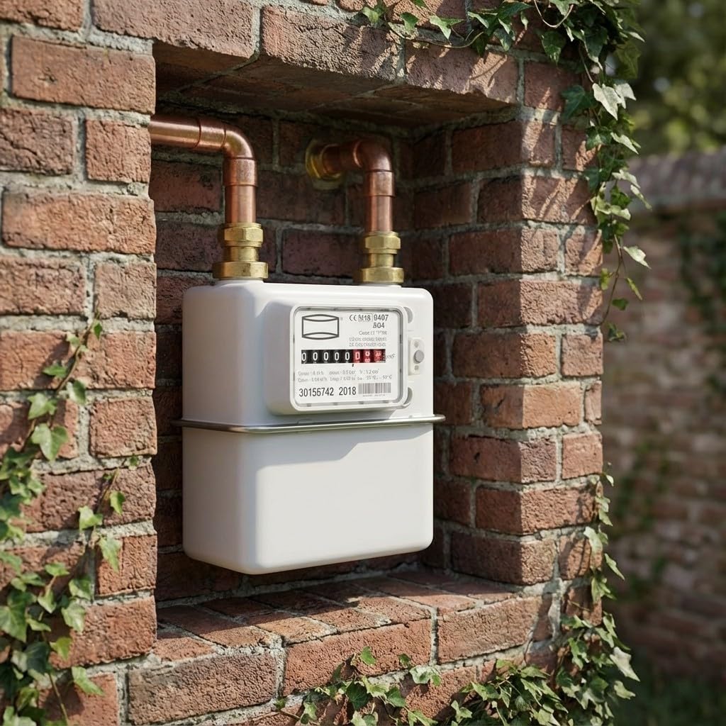 Compteur de gaz fiscal à membrane pour des mesures précises et sûres contre la fraude dans l'approvisionnement en gaz