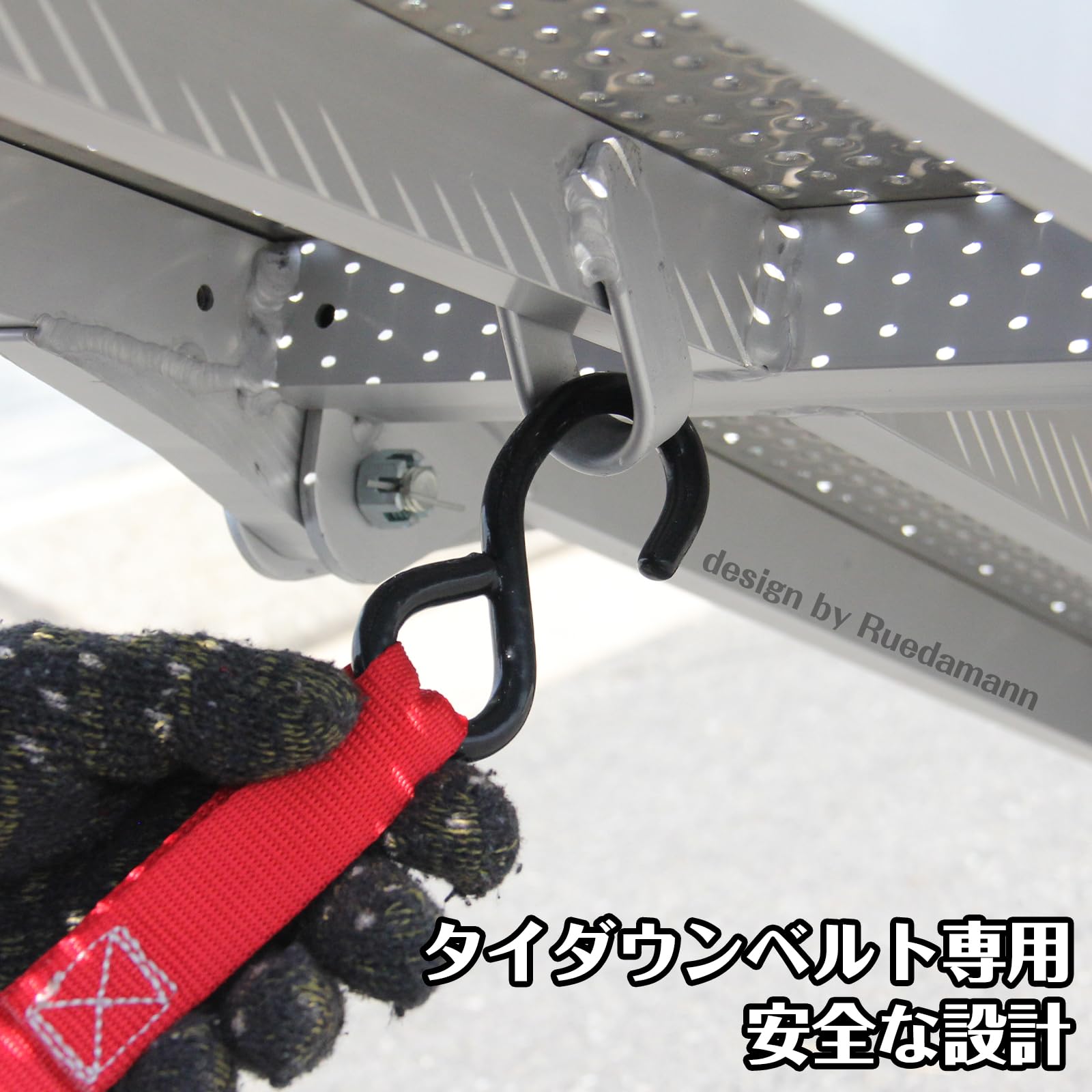 Amazon.co.jp: Ruedamann バイク ラダーレール 長さ215cm 幅28cm 耐