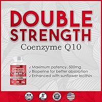 Vista 4 de Dr. JOEL'S MOM Nutrix CoQ10 500mg – Cellular Energy Production Support – Best Absorption with Bioperine – 150 Softgels – Made in USA