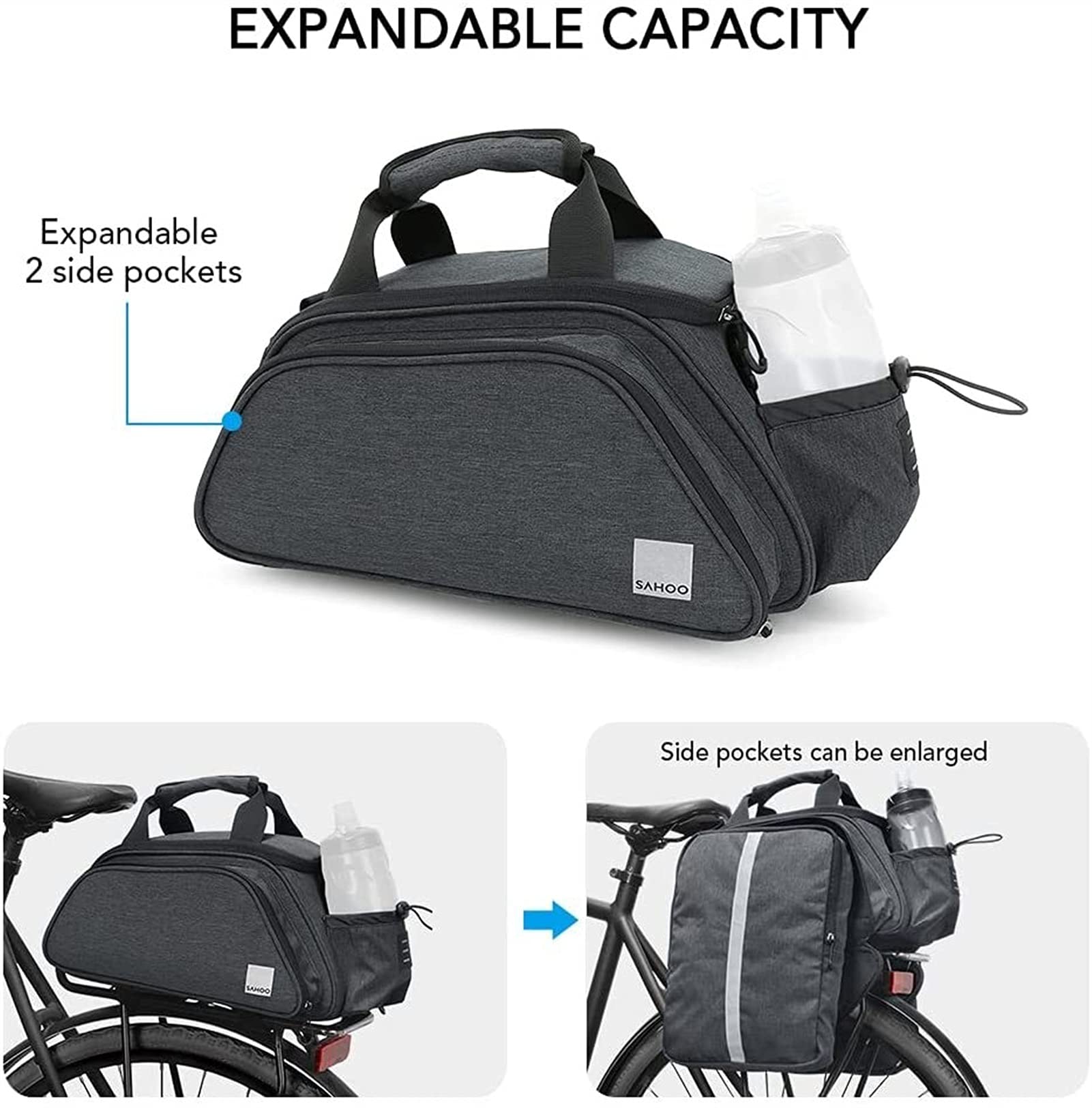 Bicicleta de montaña Bicicleta Trasera Bolsa de Bicicleta Bolsa de montaña Bicicleta de montaña Bolsa de Asiento Trasero Deportes Bolsa de Ciclismo