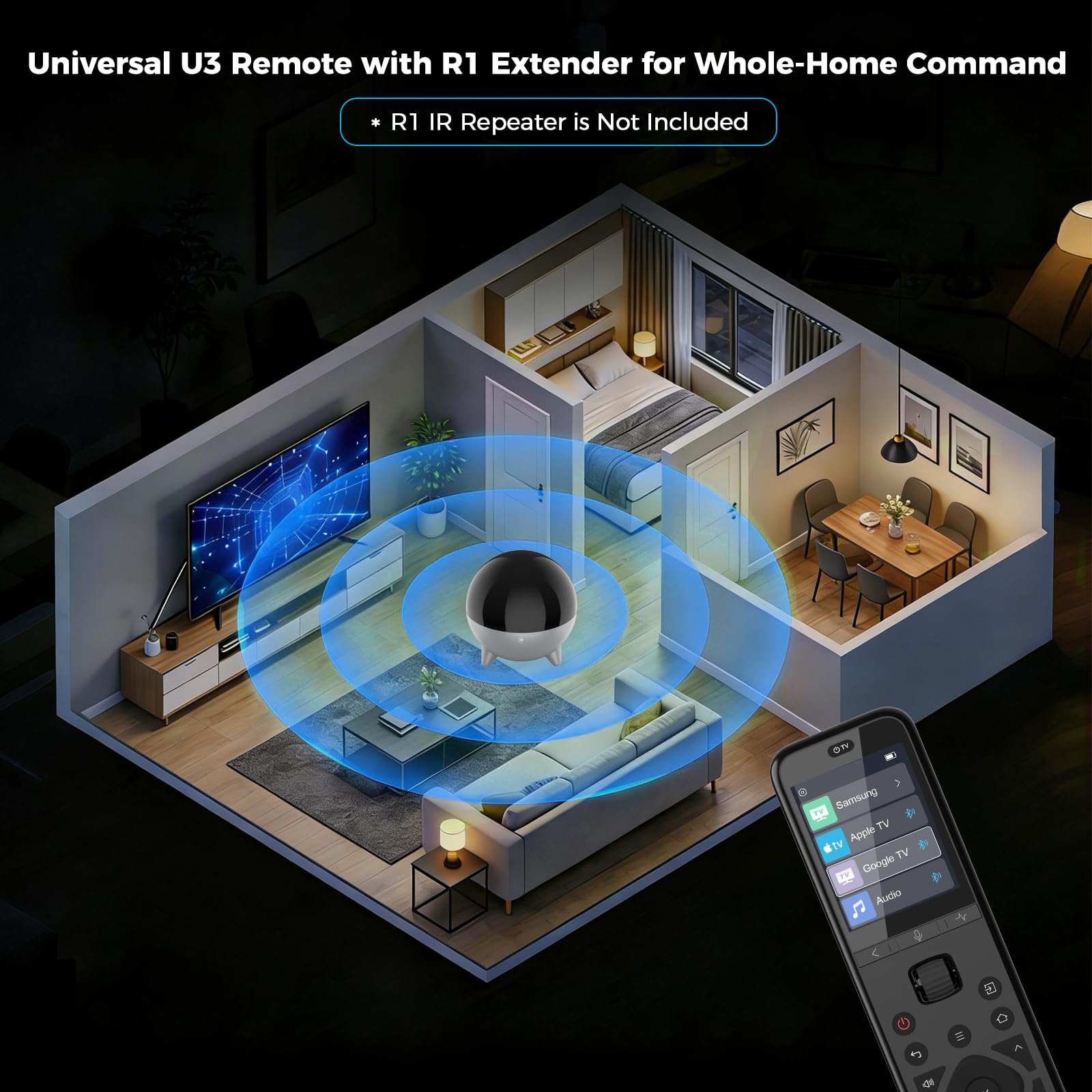 SofaBaton Télécommande universelle U3 avec fonction macro globale