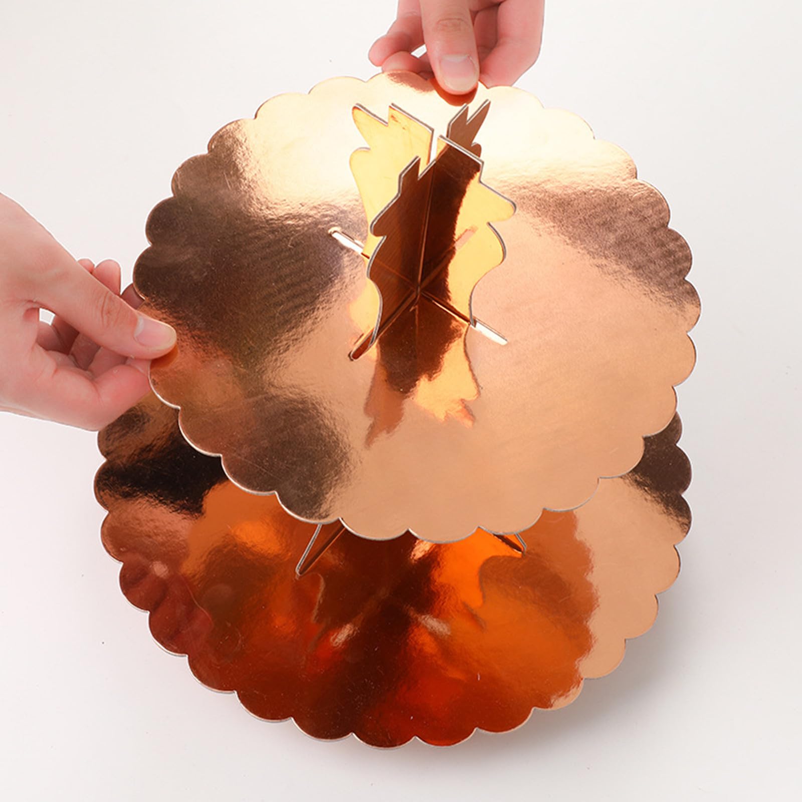 2 Stück 3-etagige Tortenständer Pink - Cupcake Ständer Für Geburtstag & Hochzeit