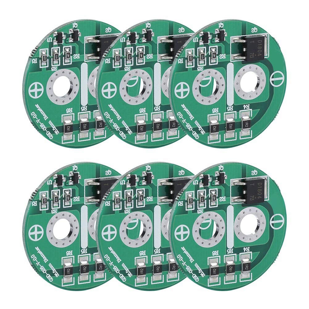 Demeras 6Pcs Super Capacitor 2.5V With Board Module Limit Plate With Module,for Super Capacitor Board