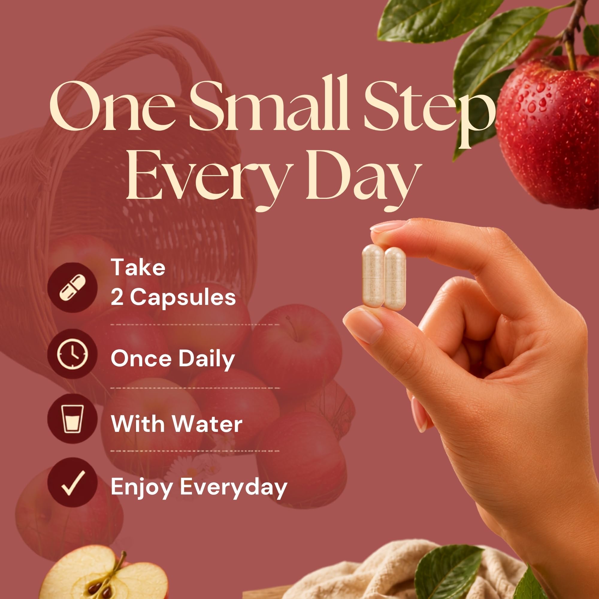 Vitamatic Apple Pectin 1400 mg Per Serving, 120 Veggie Capsules — Amazon image 3