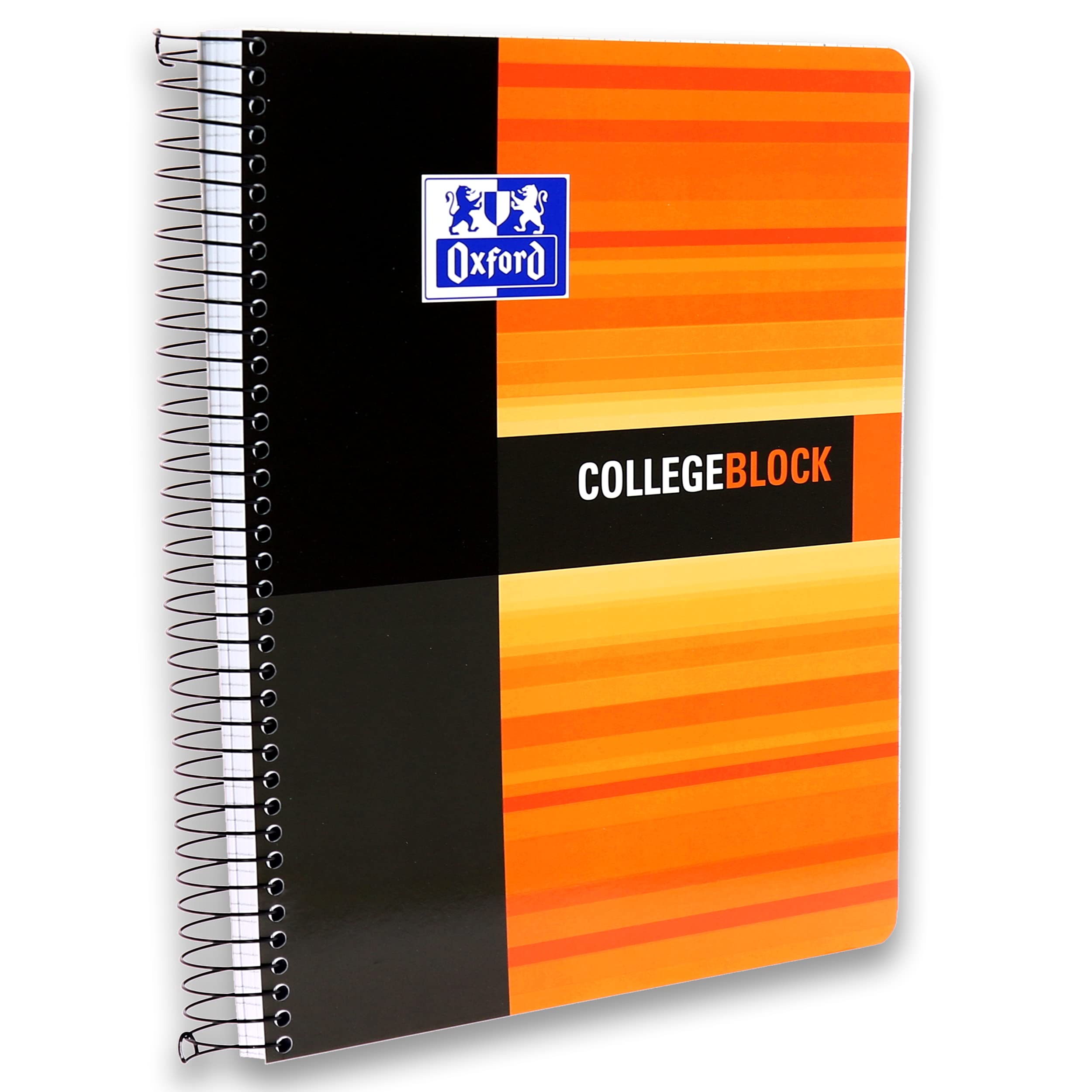 Oxford 400066243 Lot de 5 blocs de 120 pages quadrillées avec marge double