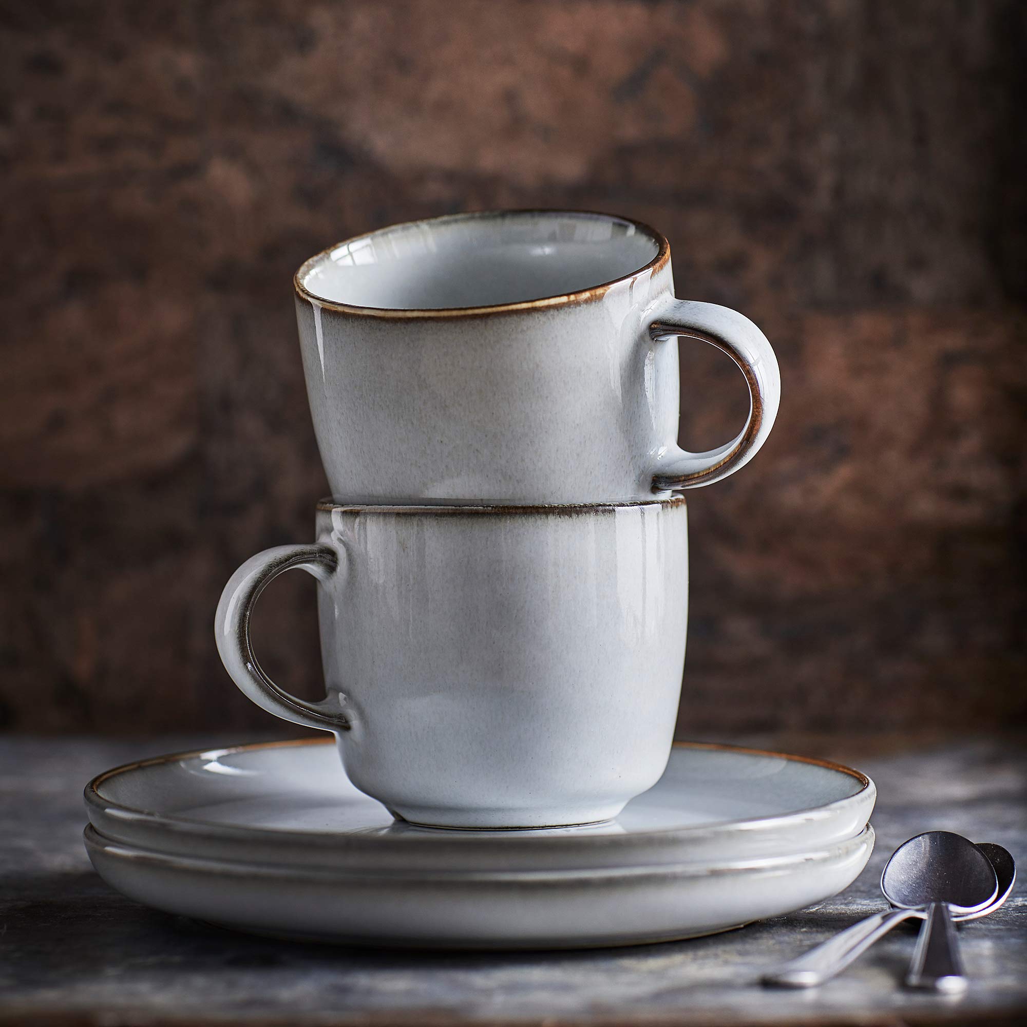 IKEA GLADELIG Tasse 8 cm Grau