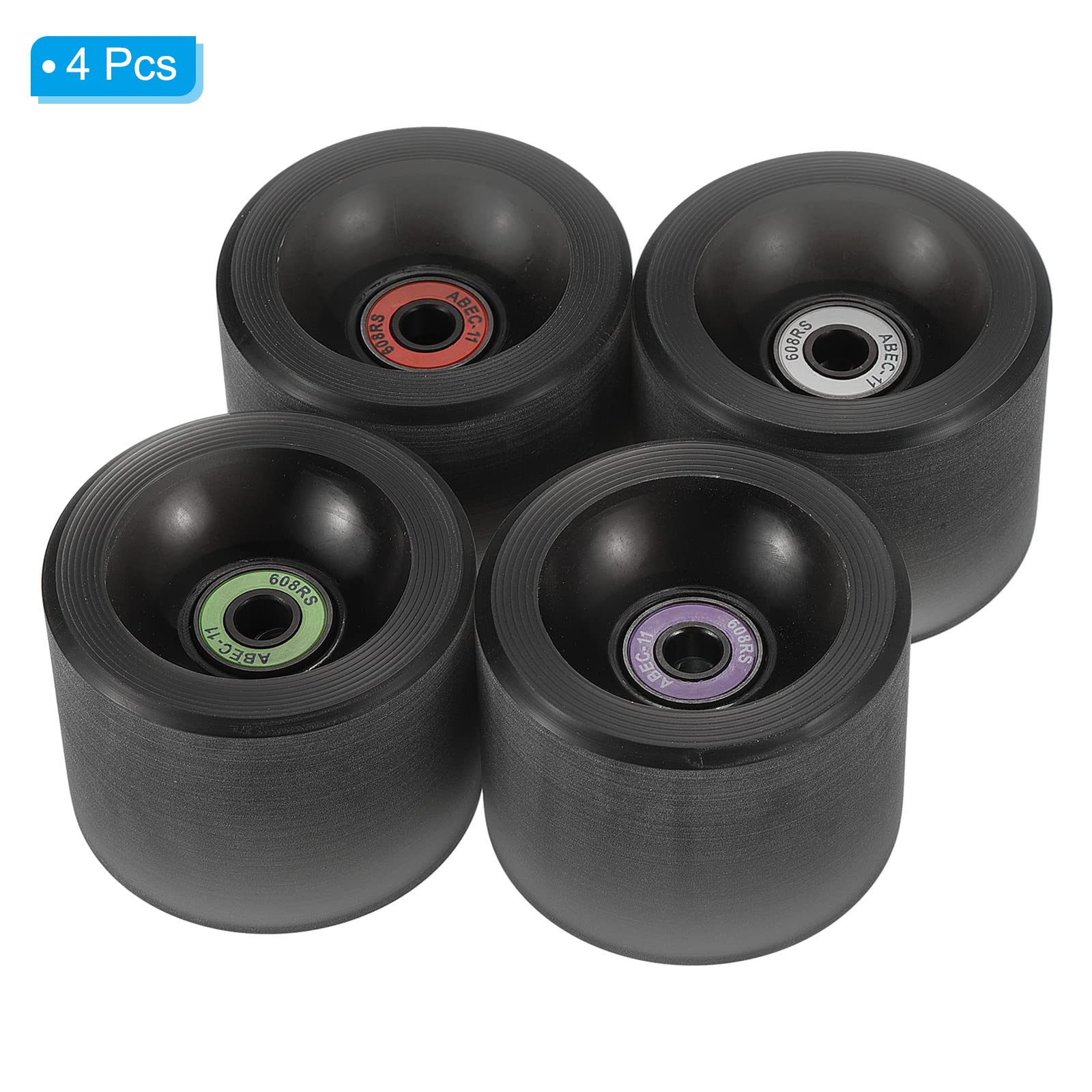 PATIKIL Ensemble de roues et roulements de skateboard Street Wheel Cruiser