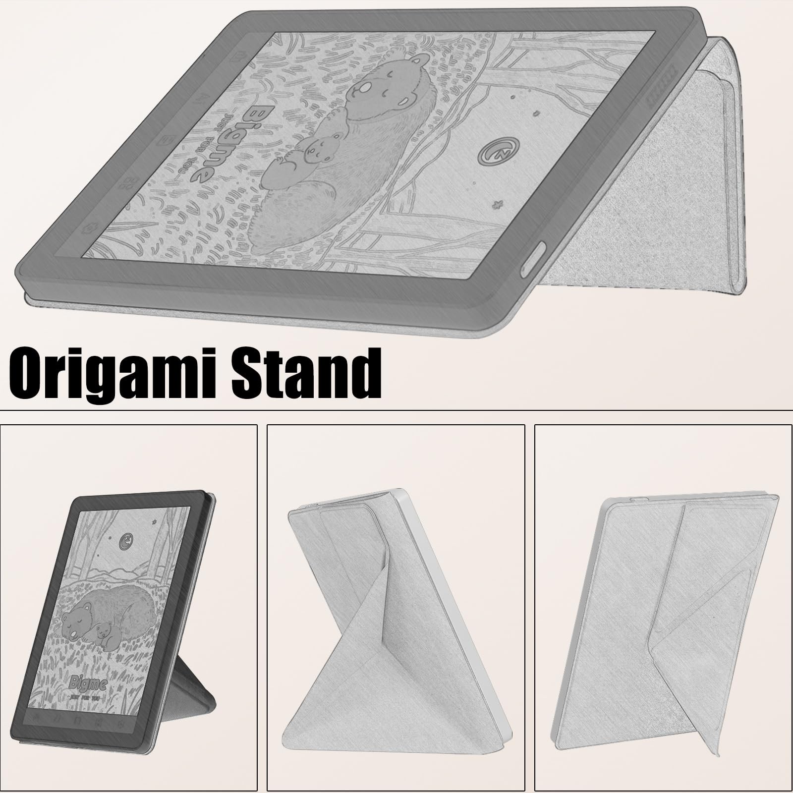 Bigme B6 カバー付き 美品 Amazon.co.jp: BOZHUORUI Bigme B6 電子書籍リーダー用ケース | 磁気