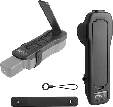 FitStill Protective Cover for DJI Osmo Pocket 3,All-Round Protection/Matching Original Protective Case,Storage ND Filters, with Strap and Safety Rope, Pocket3 Protective Case Accessory