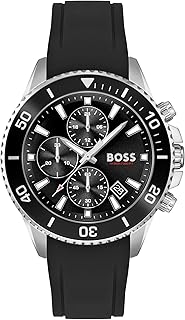ساعة يد للرجال بمينا اسود من هوجو بوس - 1513912، تناظري