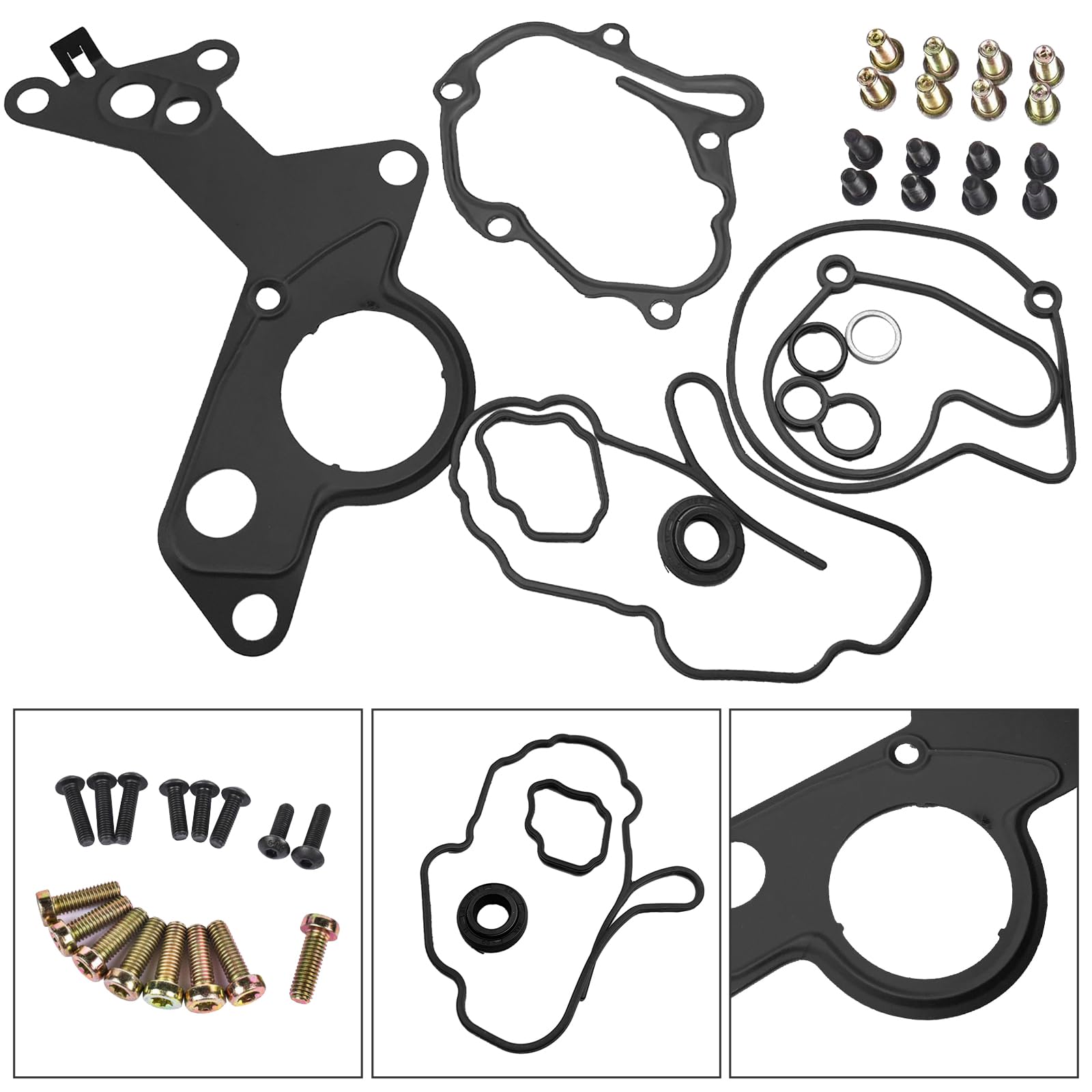 Kit di riparazione della guarnizione della pompa del vuoto del carburante compatibile con A3 A4 A6 Alhambra Fabia Roomster Oc-tavia Bor-a Caddy Golf 1.2TDI 1.4TDI 1.9TDI 2.0TDI 038145209A 038145209Q