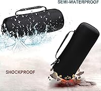 Vista 6 de LTGEM - Funda para carga 4/carga de 5 altavoces, bolsa protectora de viaje para almacenamiento duro, se adapta al cargador y cable USB