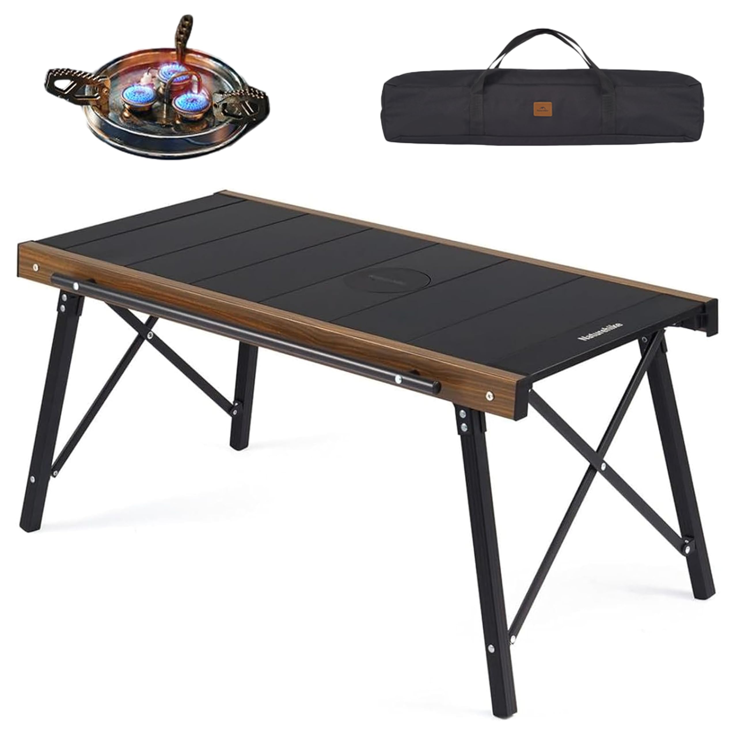 Naturehike IGT Camping Table, Fold up Lightweight, Aluminum Alloy+