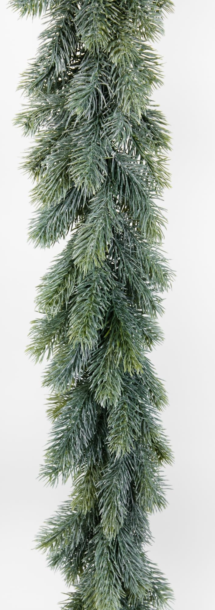 Künstliche Tannengirlande rund 170cm Double Schneeoptik DP Kunststanne Kunststoff Spritzguss-Verfahren 100% PE künstliche Tanne