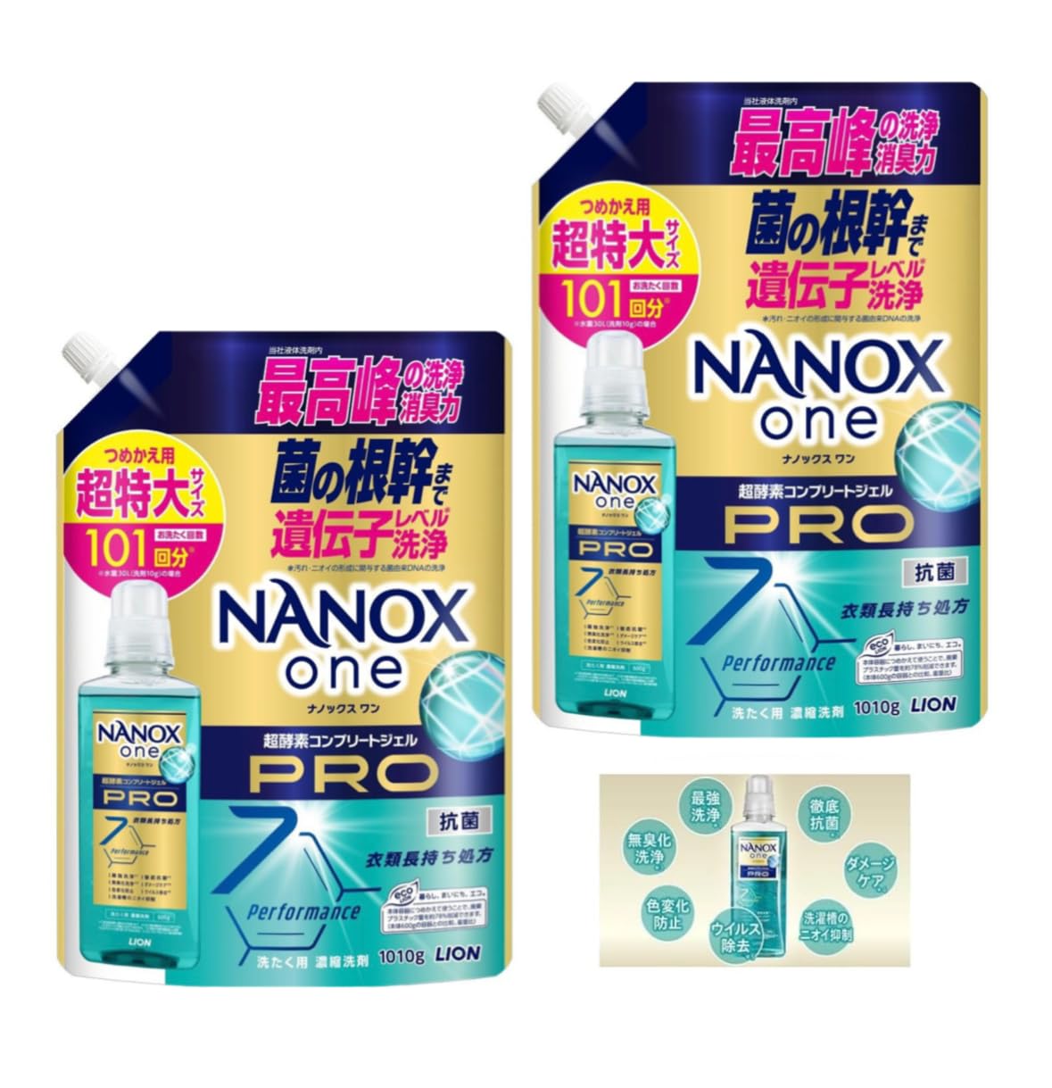 Amazon | ナノックスワンPRO ナノックス プロ 超特大 洗濯洗剤 液体