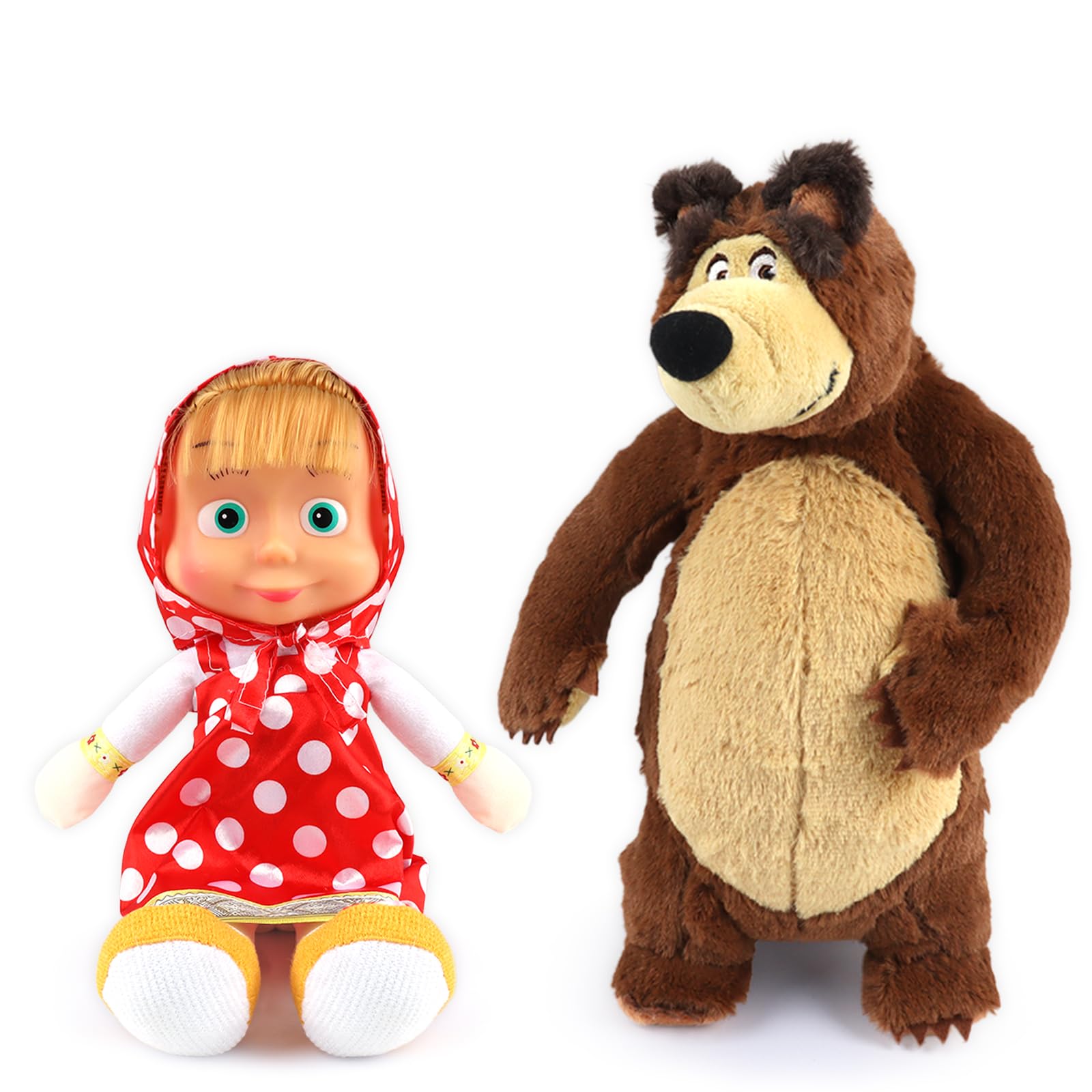 Mascha und der Bär Plüschtier-Set