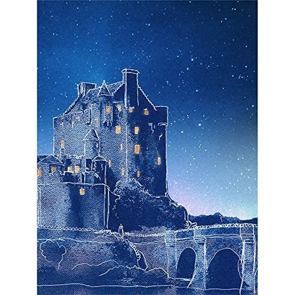 Scotland Eilean Donan Night Wall Art Print