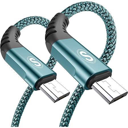 Amazon マイクロusbケーブル 3m 【2本セット】,PS4/プレステ4/XBOX