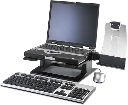 Miniatura 7 de 3M FT510091687 Elevador de cuaderno ajustable LX500 - Plataforma para portátil - Negro